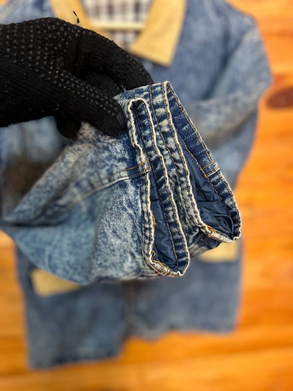 Vintage VINTAGE INTERNATIONAL WORLD JEANS ACID WASH DENIM JACKET Size US M / EU 48-50 / 2 - 6 Thumbnail