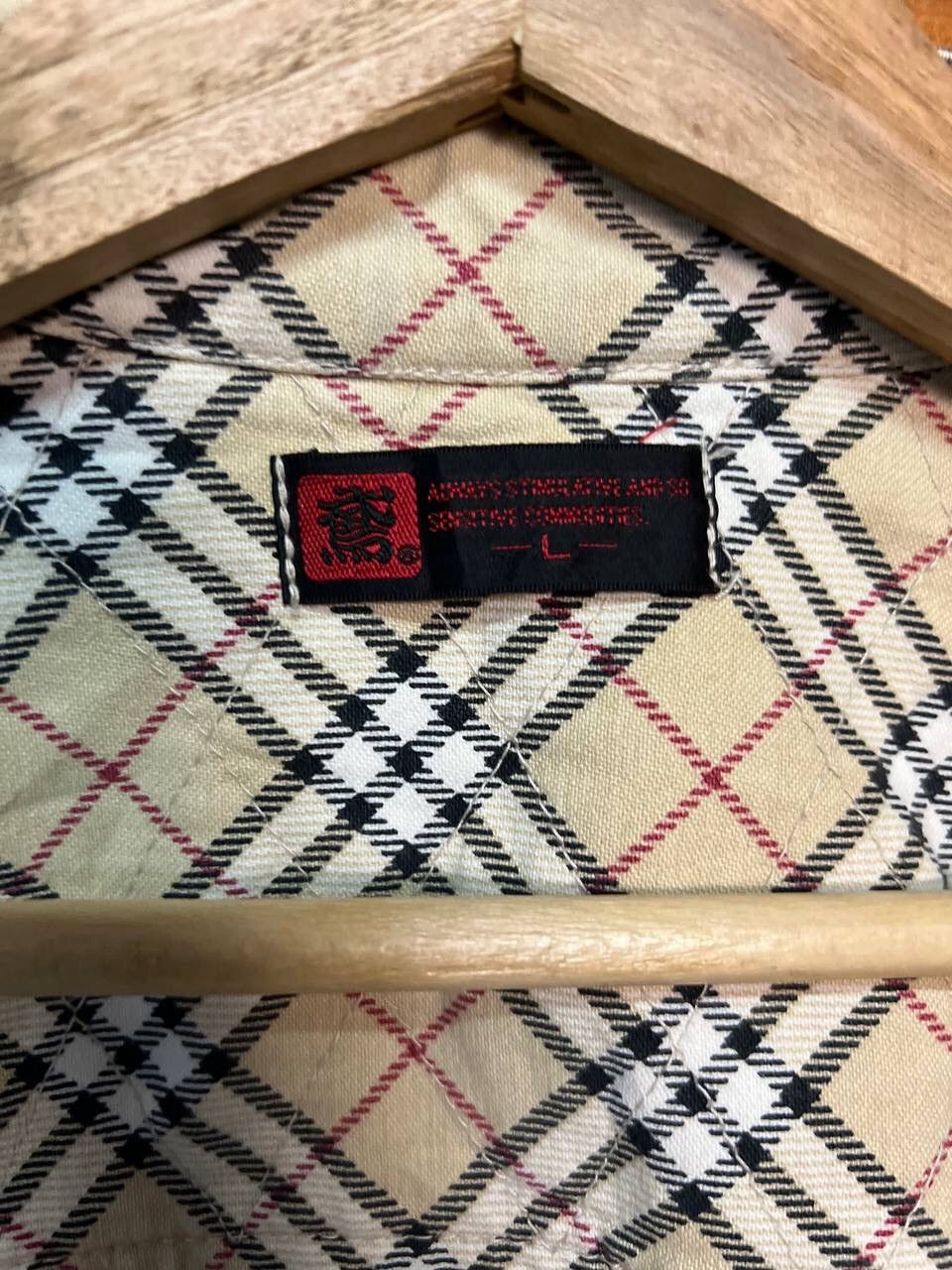 Japanese Brand VINTAGE NOVACHECK DESIGN JACKET Size US L / EU 52-54 / 3 - 11 Thumbnail