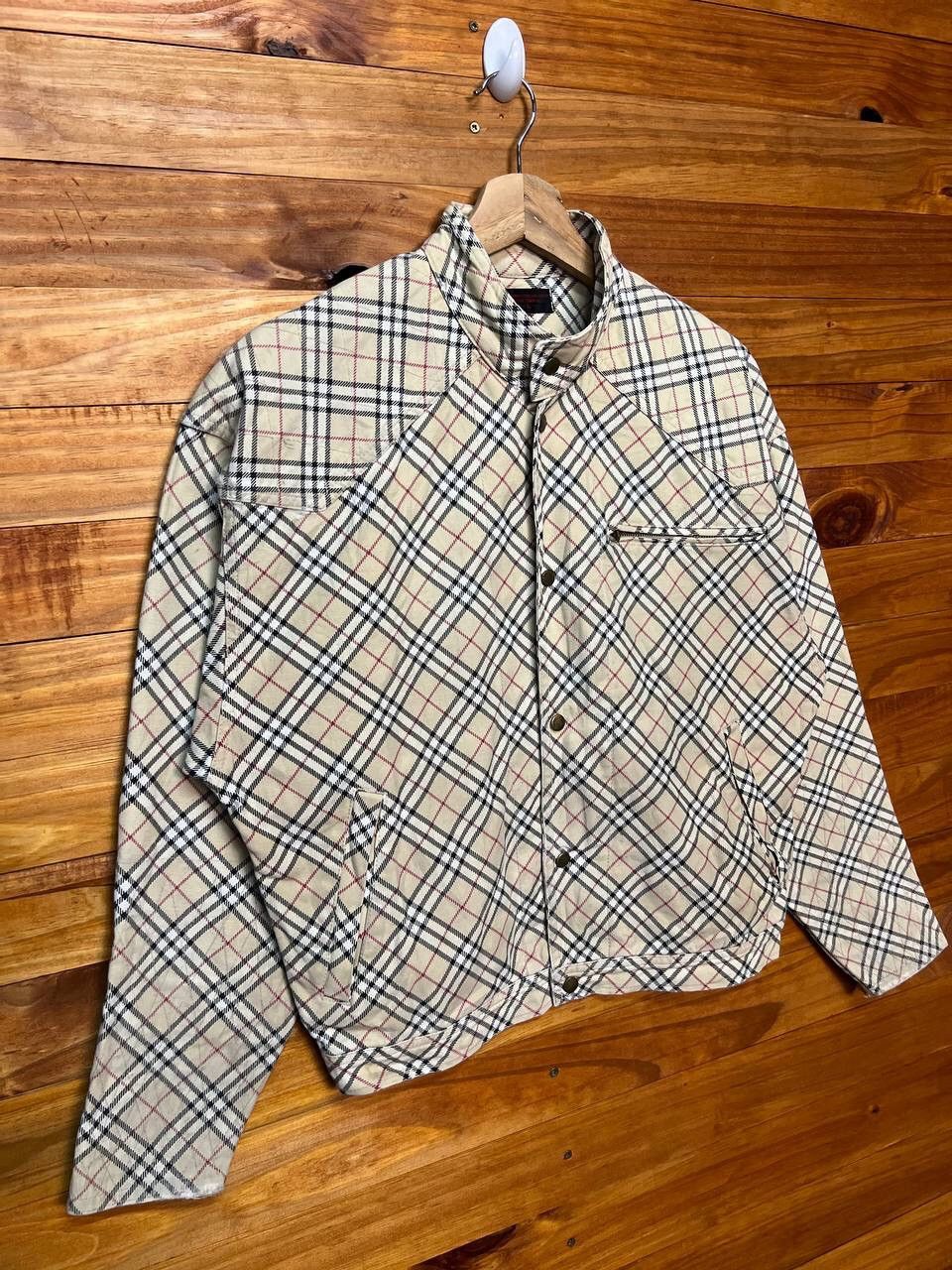 Japanese Brand VINTAGE NOVACHECK DESIGN JACKET Size US L / EU 52-54 / 3 - 2 Thumbnail