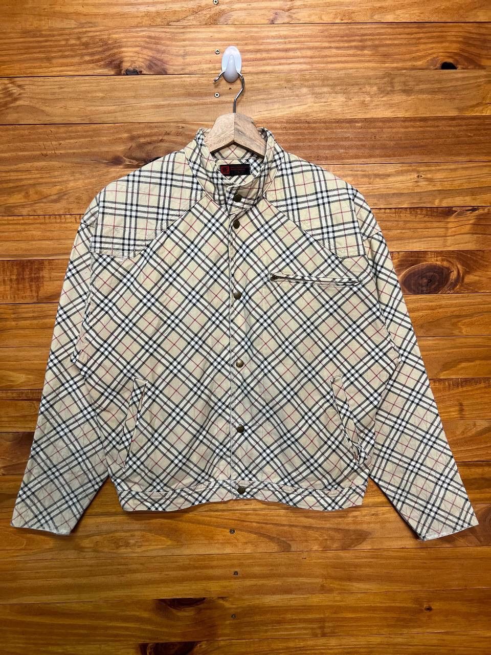 Japanese Brand VINTAGE NOVACHECK DESIGN JACKET Size US L / EU 52-54 / 3 - 1 Thumbnail