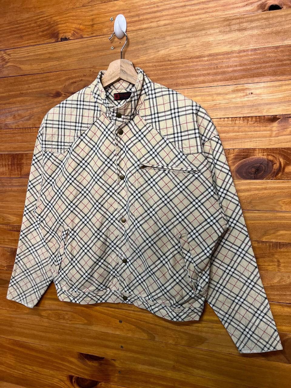 Japanese Brand VINTAGE NOVACHECK DESIGN JACKET Size US L / EU 52-54 / 3 - 3 Thumbnail