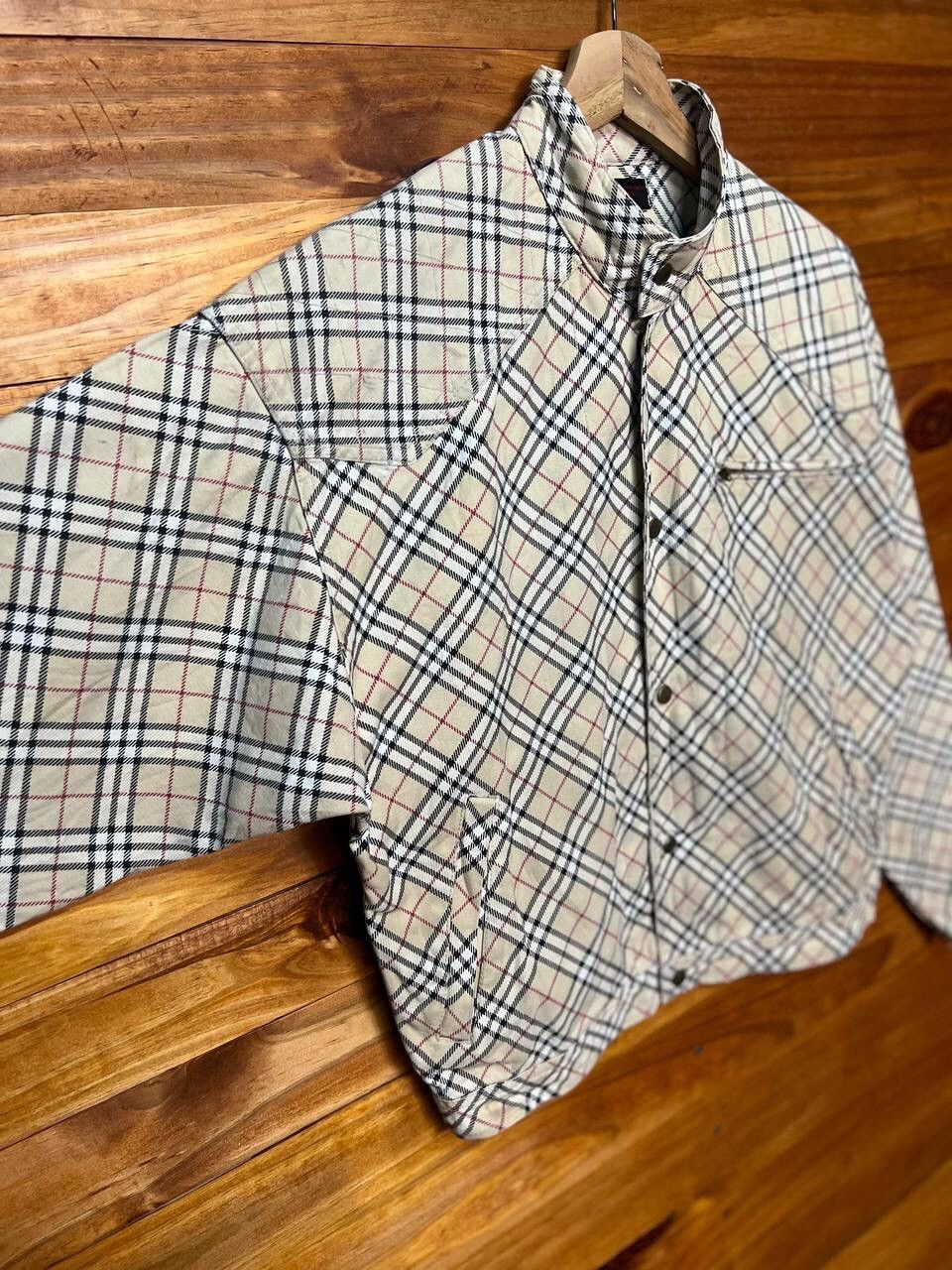 Japanese Brand VINTAGE NOVACHECK DESIGN JACKET Size US L / EU 52-54 / 3 - 4 Thumbnail