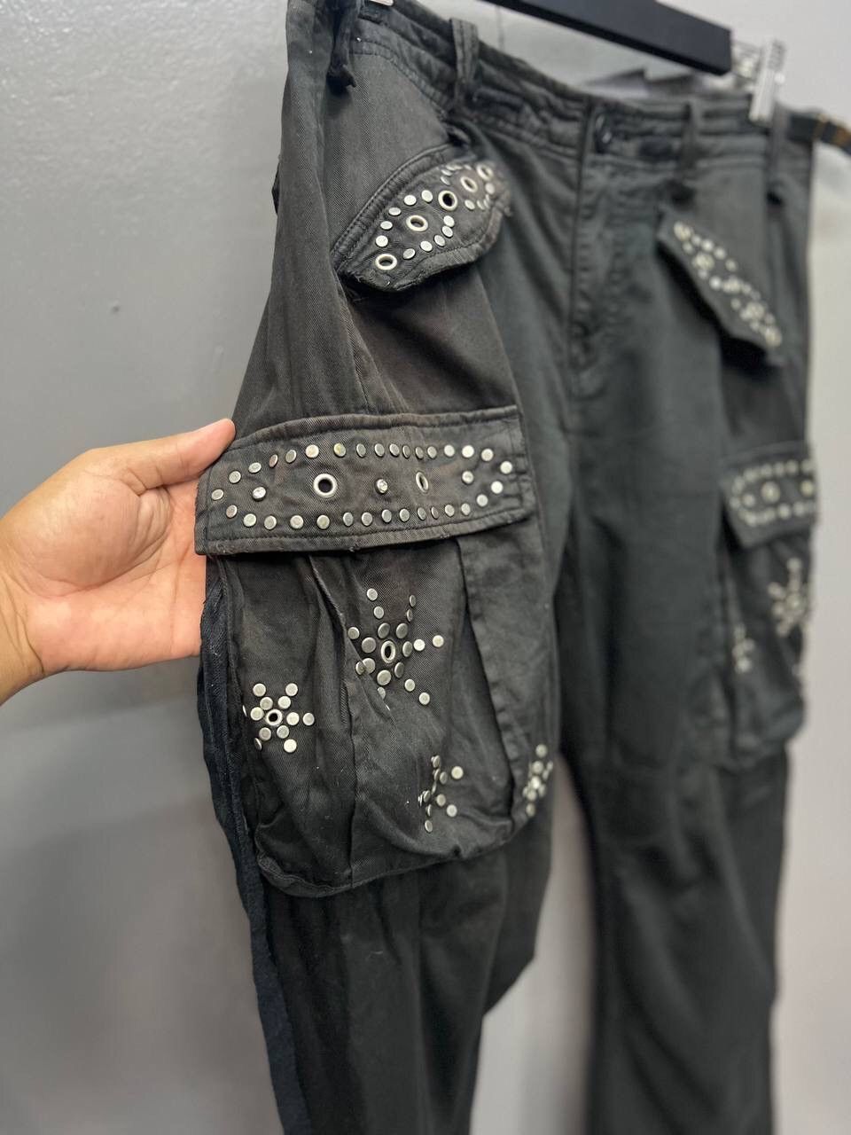 Japanese Brand VINTAGE SEDITIONERIES STYLE CARGO/ BONDAGE PANTS Size US 32 / EU 48 - 6 Thumbnail