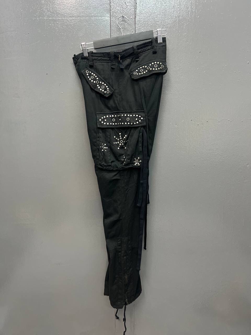 Japanese Brand VINTAGE SEDITIONERIES STYLE CARGO/ BONDAGE PANTS Size US 32 / EU 48 - 20 Thumbnail