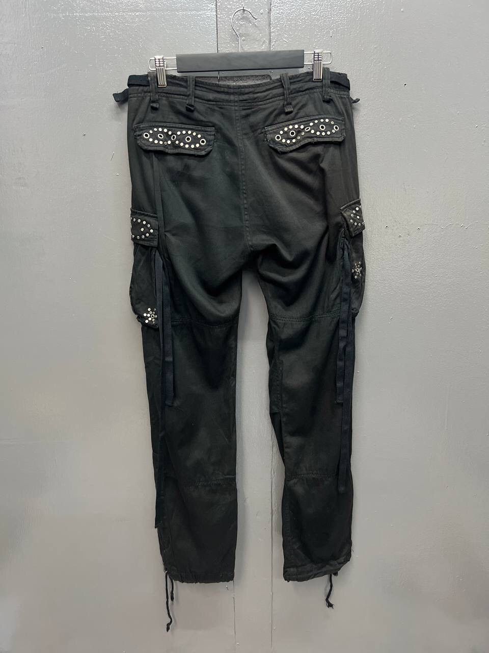 Japanese Brand VINTAGE SEDITIONERIES STYLE CARGO/ BONDAGE PANTS Size US 32 / EU 48 - 10 Thumbnail