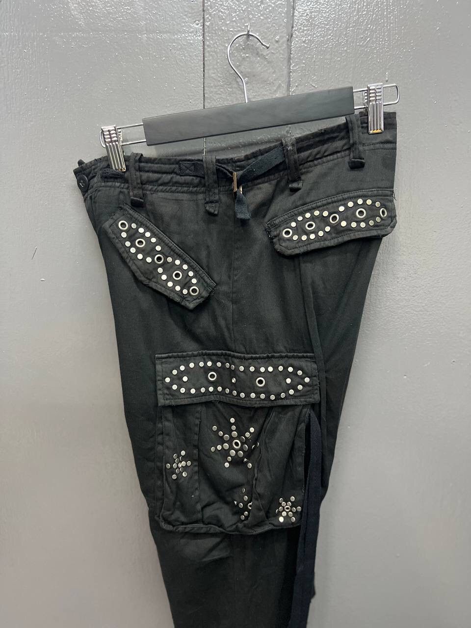 Japanese Brand VINTAGE SEDITIONERIES STYLE CARGO/ BONDAGE PANTS Size US 32 / EU 48 - 22 Thumbnail