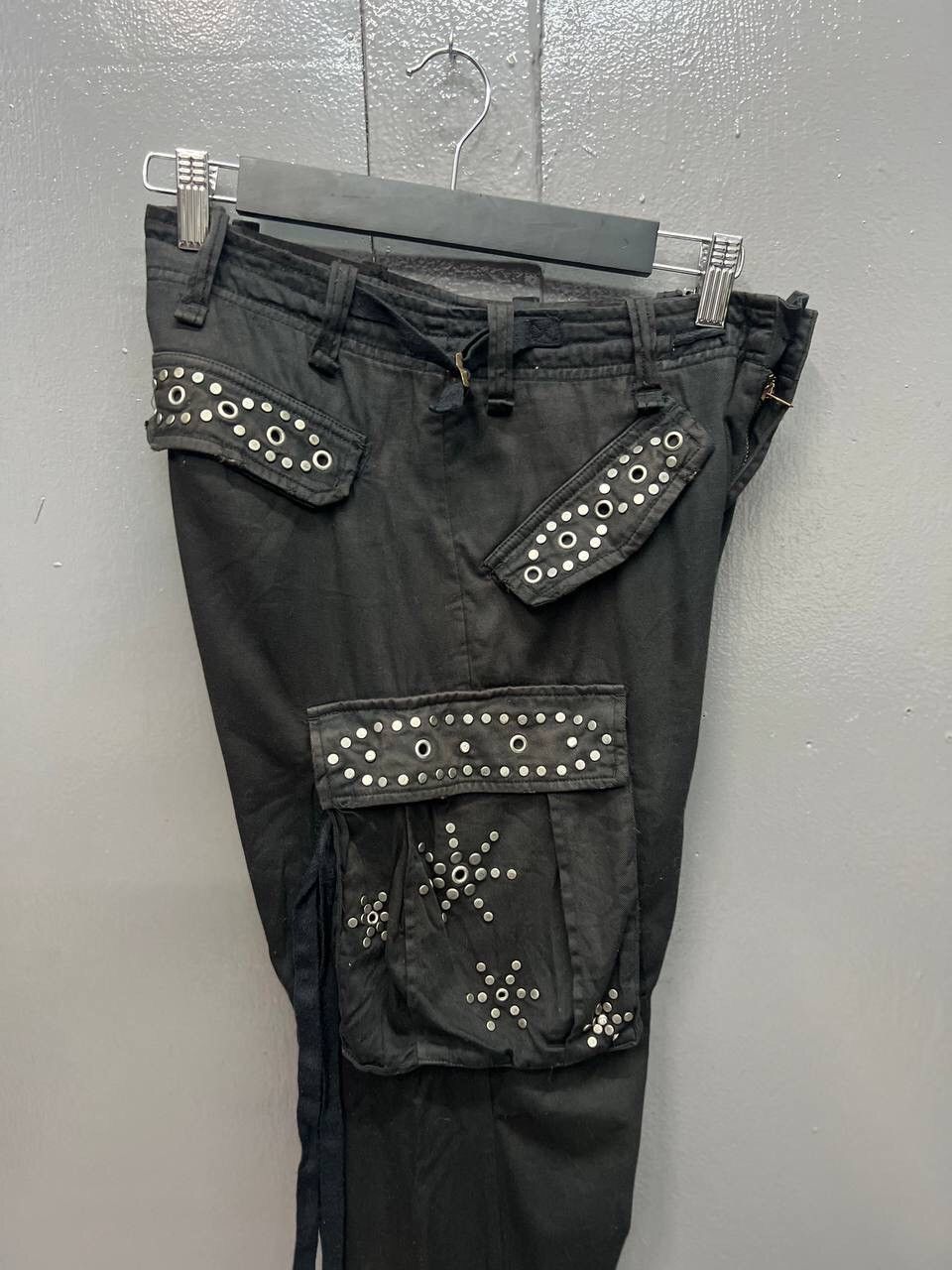 Japanese Brand VINTAGE SEDITIONERIES STYLE CARGO/ BONDAGE PANTS Size US 32 / EU 48 - 18 Thumbnail