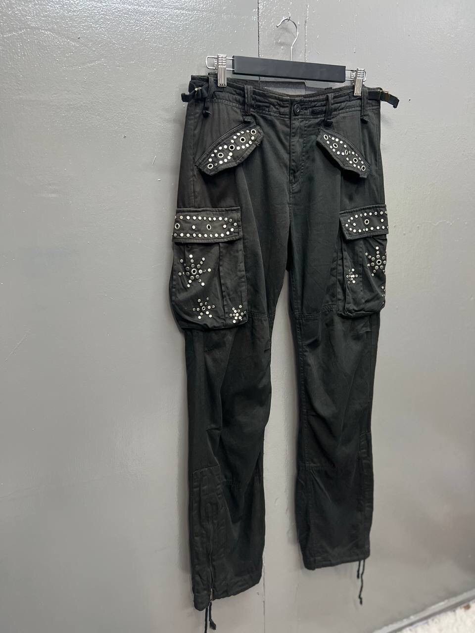 Japanese Brand VINTAGE SEDITIONERIES STYLE CARGO/ BONDAGE PANTS Size US 32 / EU 48 - 2 Thumbnail
