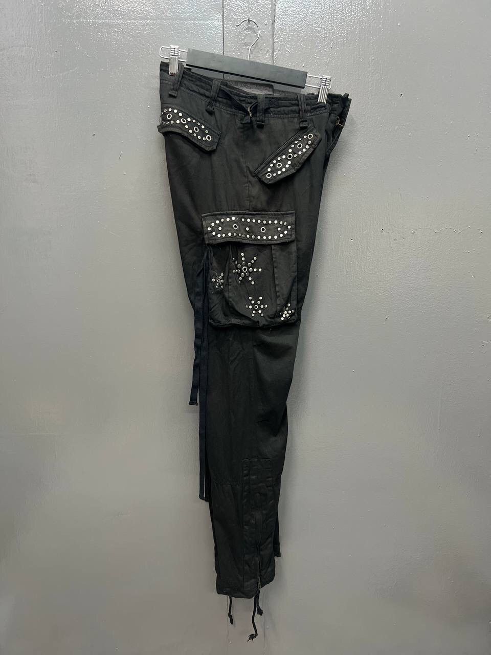 Japanese Brand VINTAGE SEDITIONERIES STYLE CARGO/ BONDAGE PANTS Size US 32 / EU 48 - 17 Thumbnail