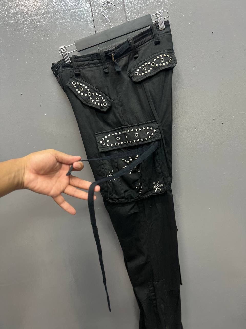Japanese Brand VINTAGE SEDITIONERIES STYLE CARGO/ BONDAGE PANTS Size US 32 / EU 48 - 21 Thumbnail