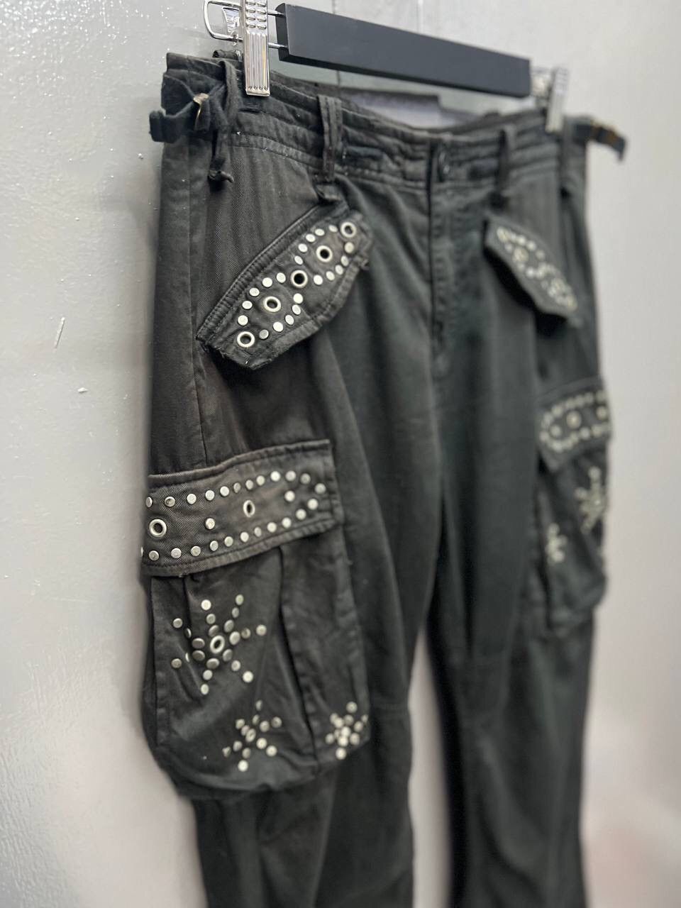 Japanese Brand VINTAGE SEDITIONERIES STYLE CARGO/ BONDAGE PANTS Size US 32 / EU 48 - 4 Thumbnail