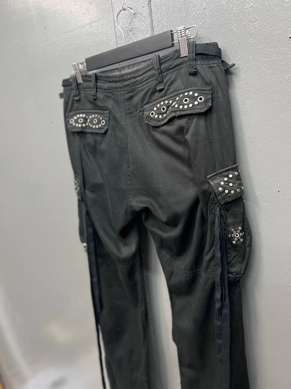 Japanese Brand VINTAGE SEDITIONERIES STYLE CARGO/ BONDAGE PANTS Size US 32 / EU 48 - 12 Thumbnail