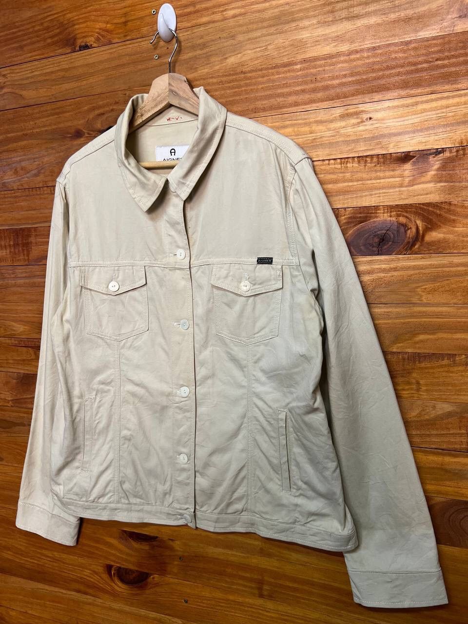 Aigner × Etienne Aigner AIGNER BLOUSON COTTON TRUCKER STYLE JACKET Size US M / EU 48-50 / 2 - 3 Thumbnail