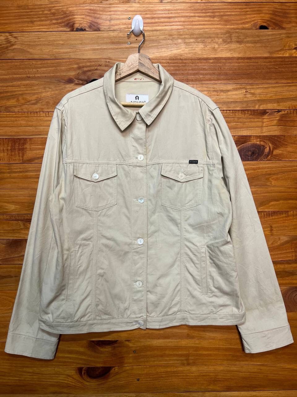 Aigner × Etienne Aigner AIGNER BLOUSON COTTON TRUCKER STYLE JACKET  