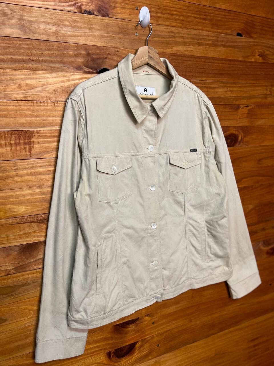 Aigner × Etienne Aigner AIGNER BLOUSON COTTON TRUCKER STYLE JACKET Size US M / EU 48-50 / 2 - 2 Thumbnail