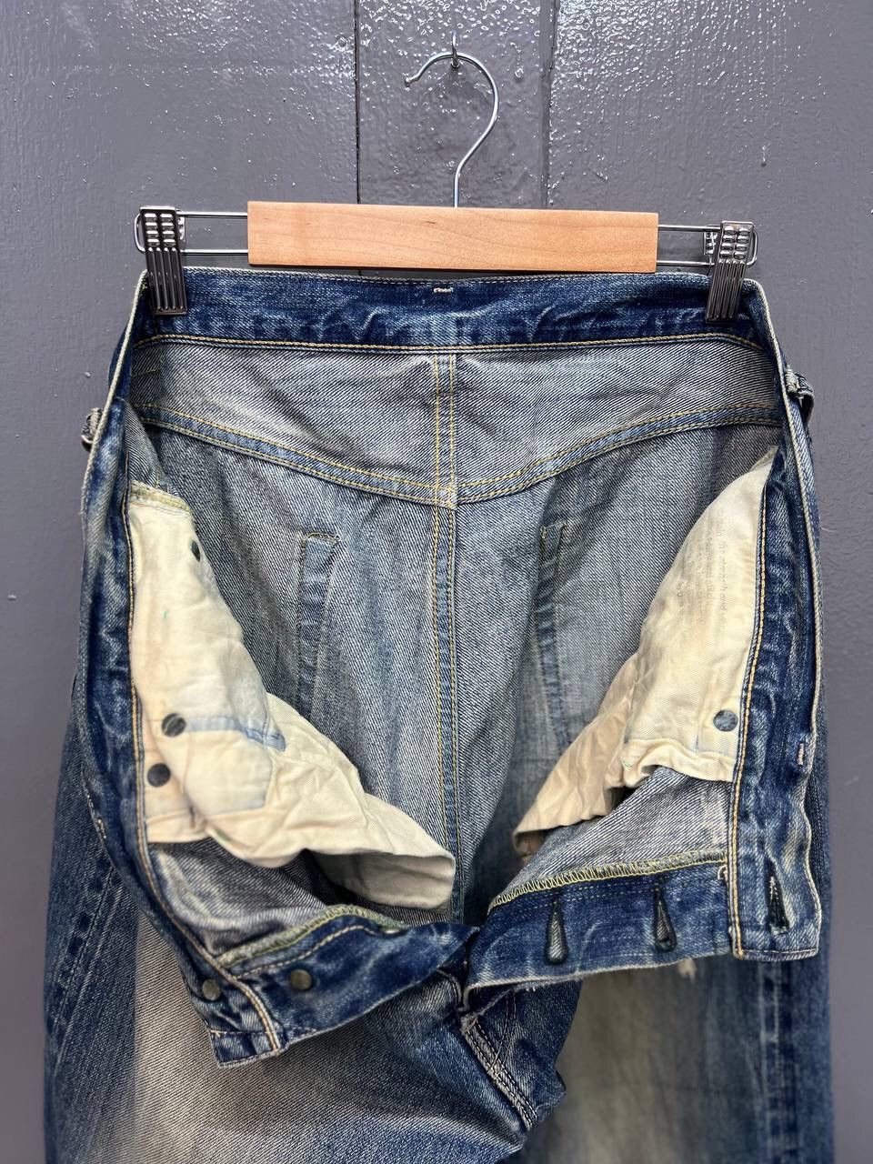 Spellbound × Vintage VINTAGE SPELLBOUND SELVEDGE DISTRESS JEANS Size US 36 / EU 52 - 10 Thumbnail