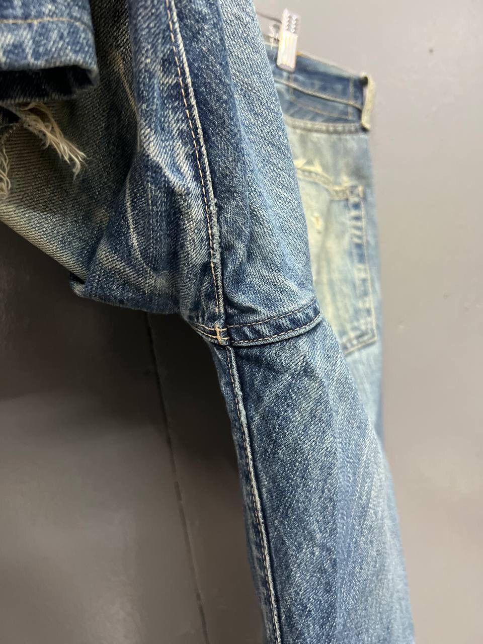 Spellbound × Vintage VINTAGE SPELLBOUND SELVEDGE DISTRESS JEANS Size US 36 / EU 52 - 9 Thumbnail