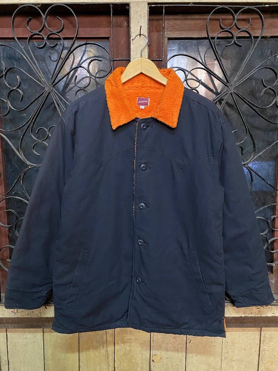 Japanese Brand MACBATROS COLLAR SHERPA JACKET Size US L / EU 52-54 / 3 - 3 Thumbnail