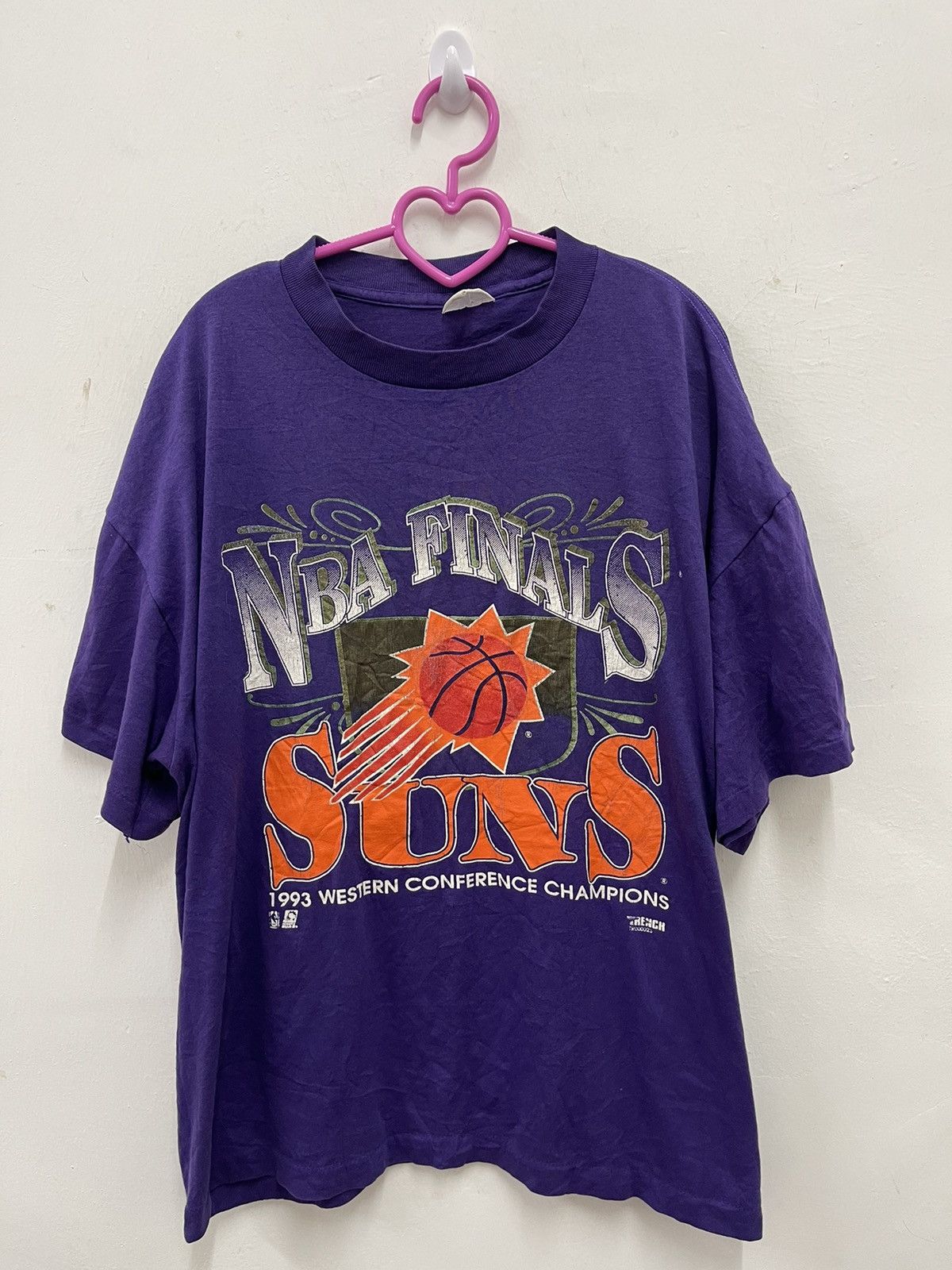 image of Nba Finals 1993 Phoenix Suns Shirt in Purple, Men's (Size 2XL)