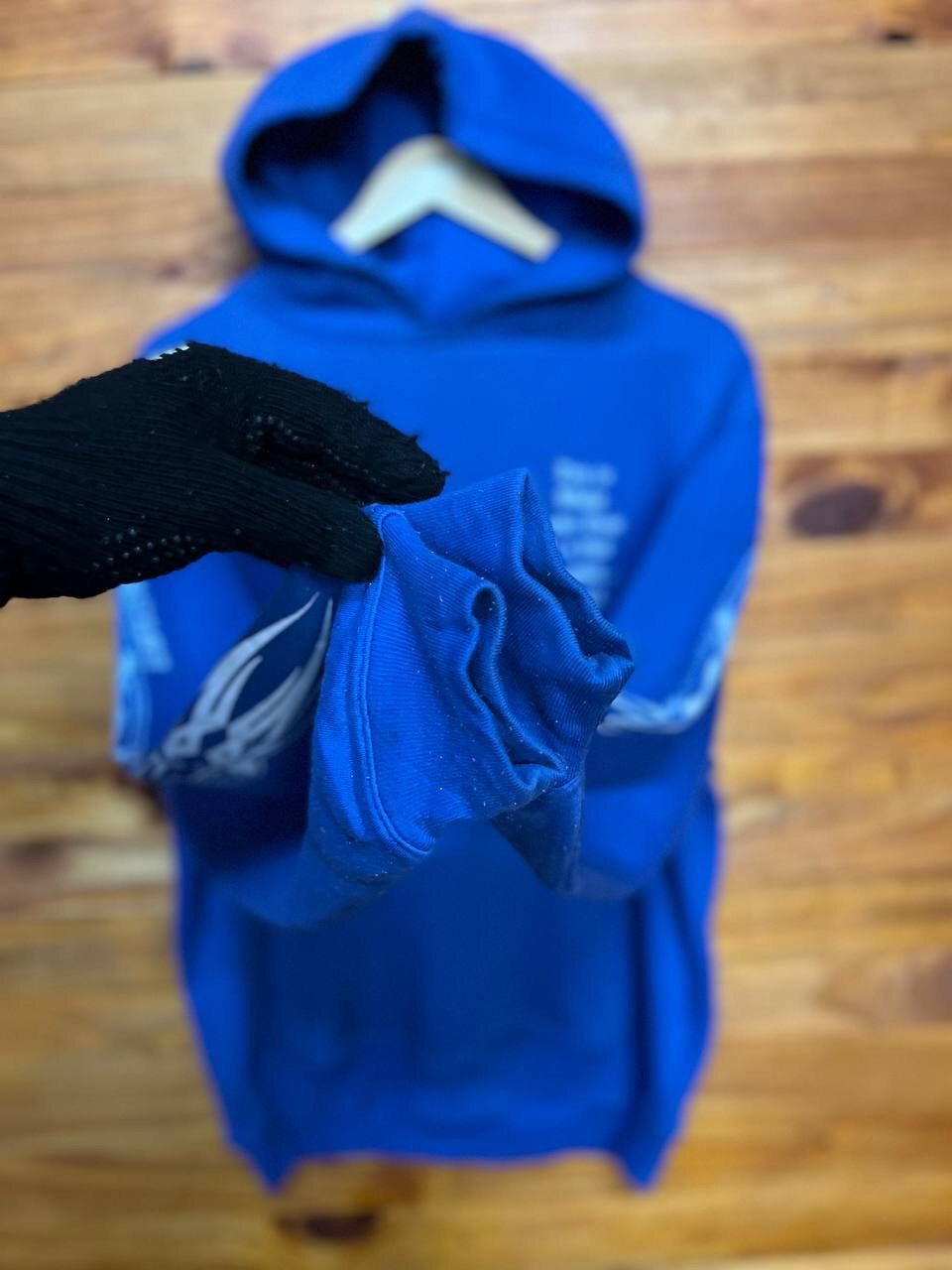 Japanese Brand VINTAGE KARMA BIG LOGO HOODIE Size US L / EU 52-54 / 3 - 7 Thumbnail