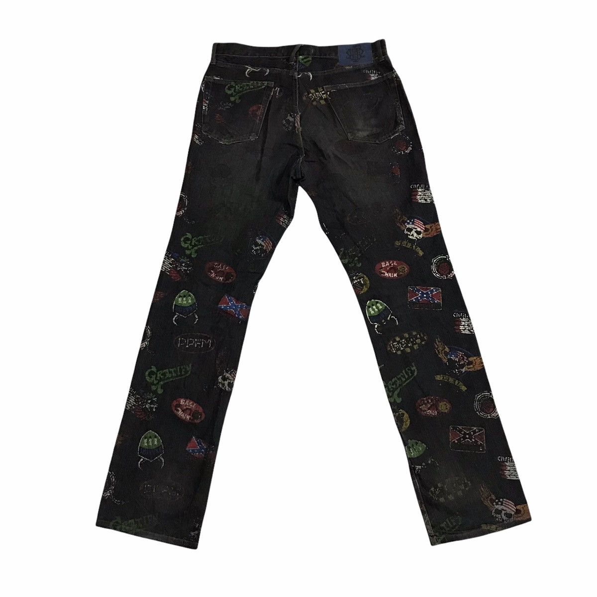 PPFM Vintage PPFM Denim Overprint Patchwork Size US 34 / EU 50 - 1 Thumbnail