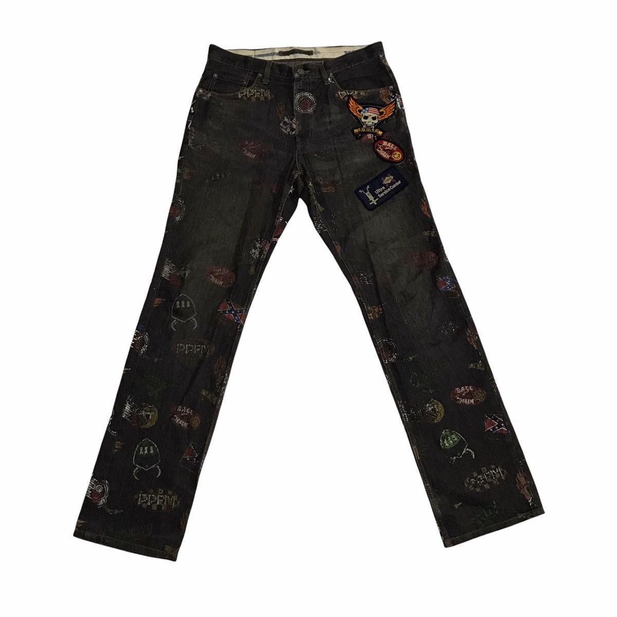 PPFM Vintage PPFM Denim Overprint Patchwork Size US 34 / EU 50 - 2 Thumbnail