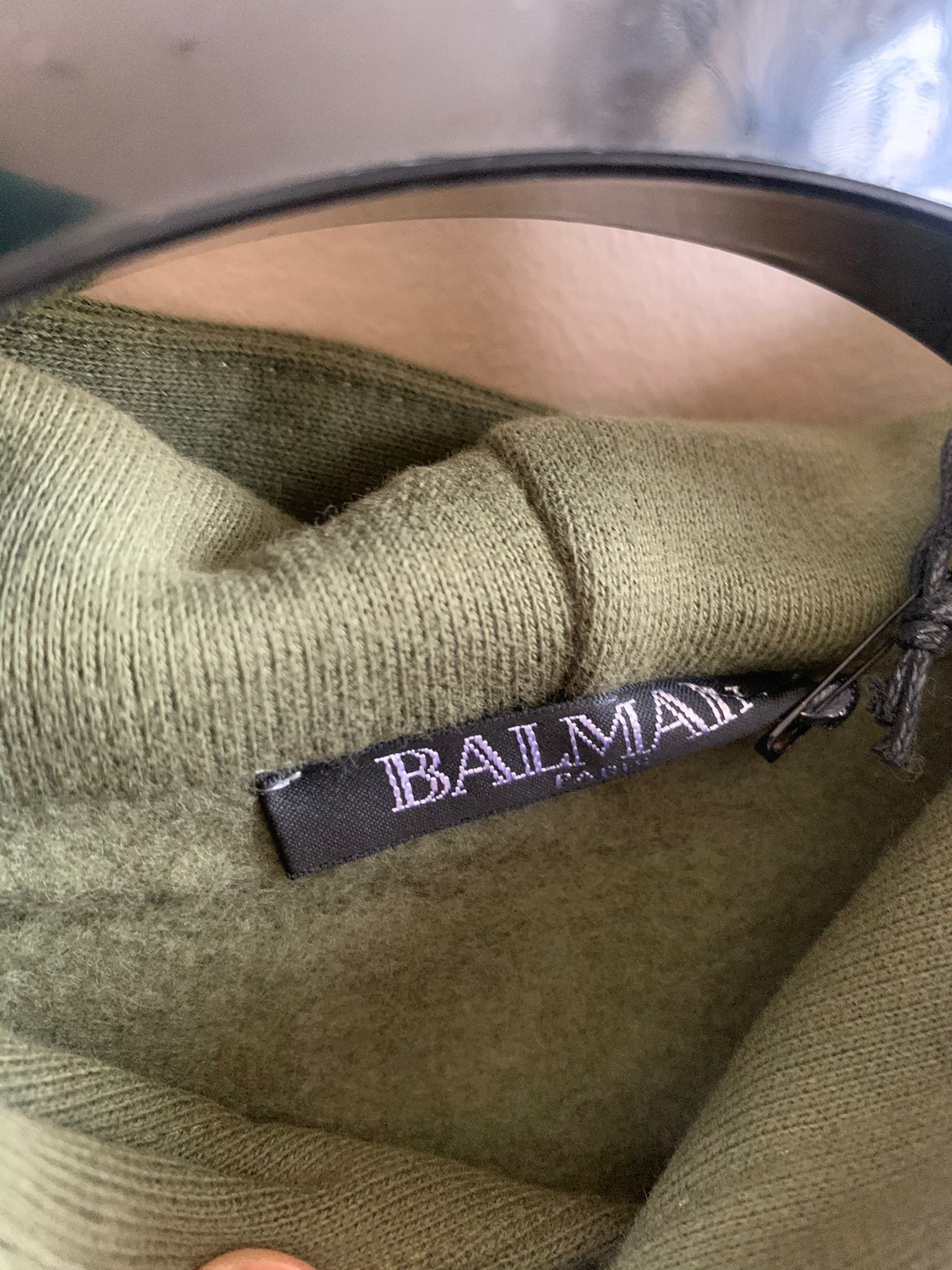 Balmain Pullover Dual Zip Hoodie in Military Green Size US M / EU 48-50 / 2 - 9 Thumbnail