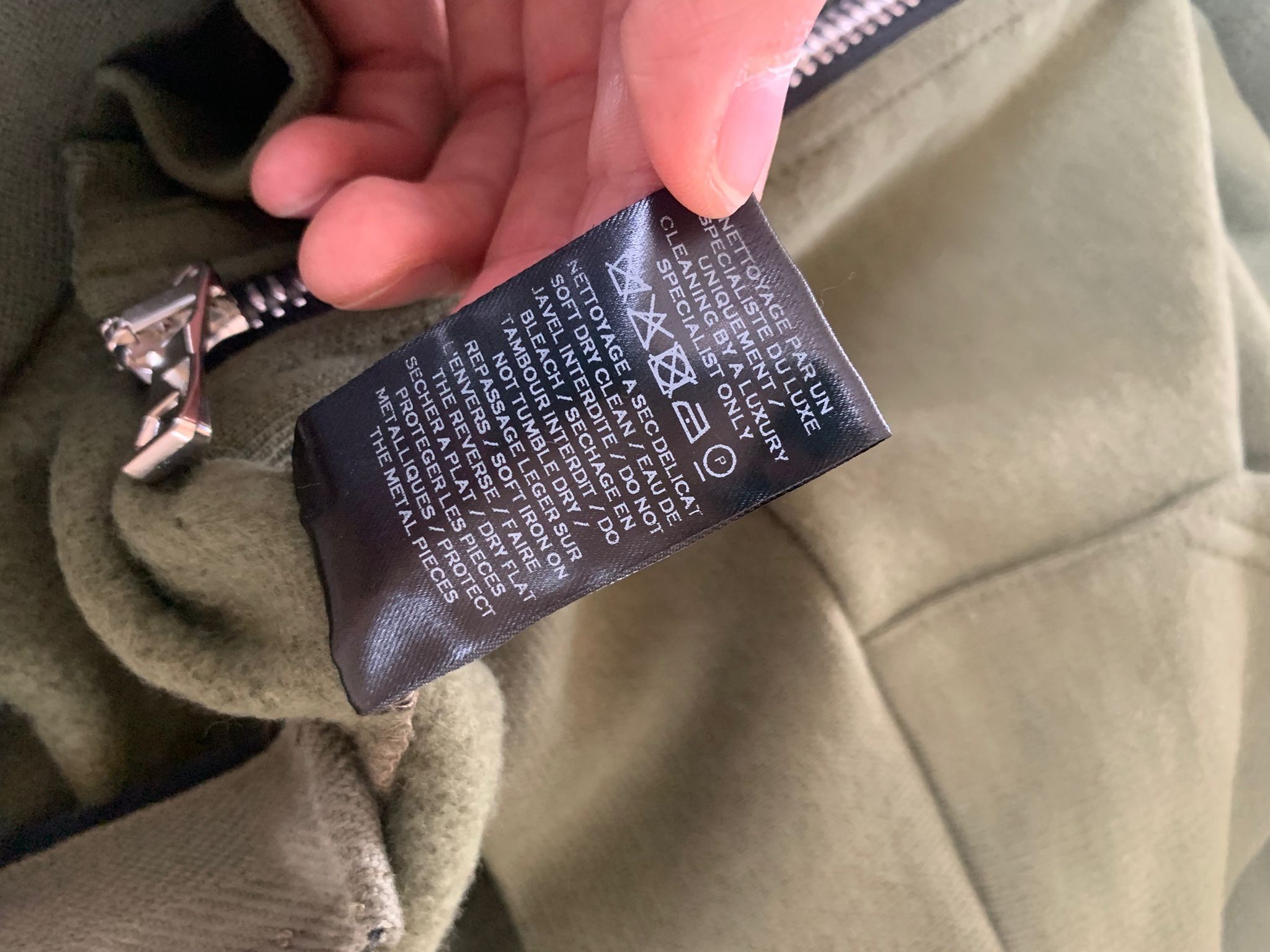 Balmain Pullover Dual Zip Hoodie in Military Green Size US M / EU 48-50 / 2 - 12 Thumbnail
