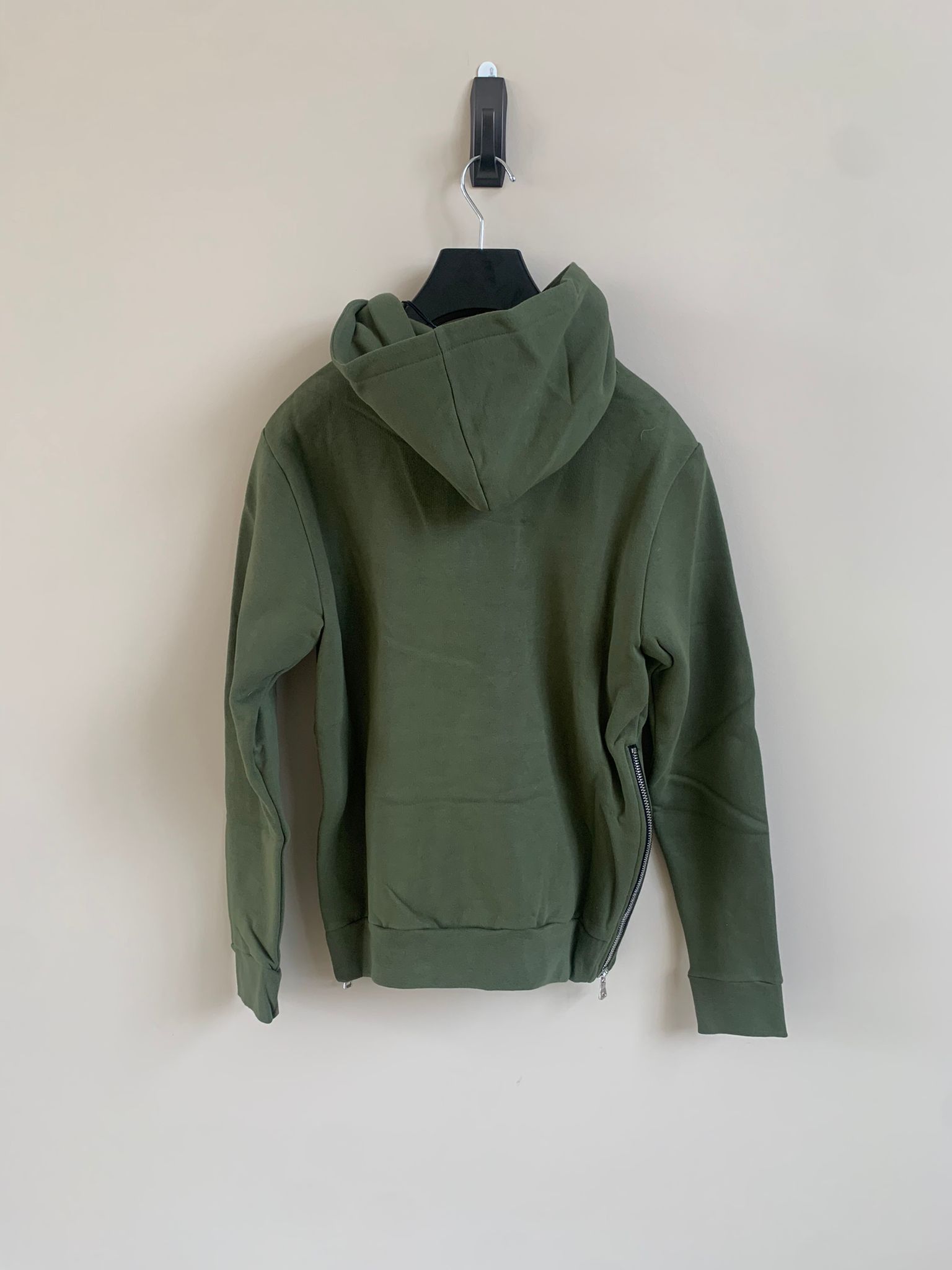 Balmain Pullover Dual Zip Hoodie in Military Green Size US M / EU 48-50 / 2 - 11 Thumbnail
