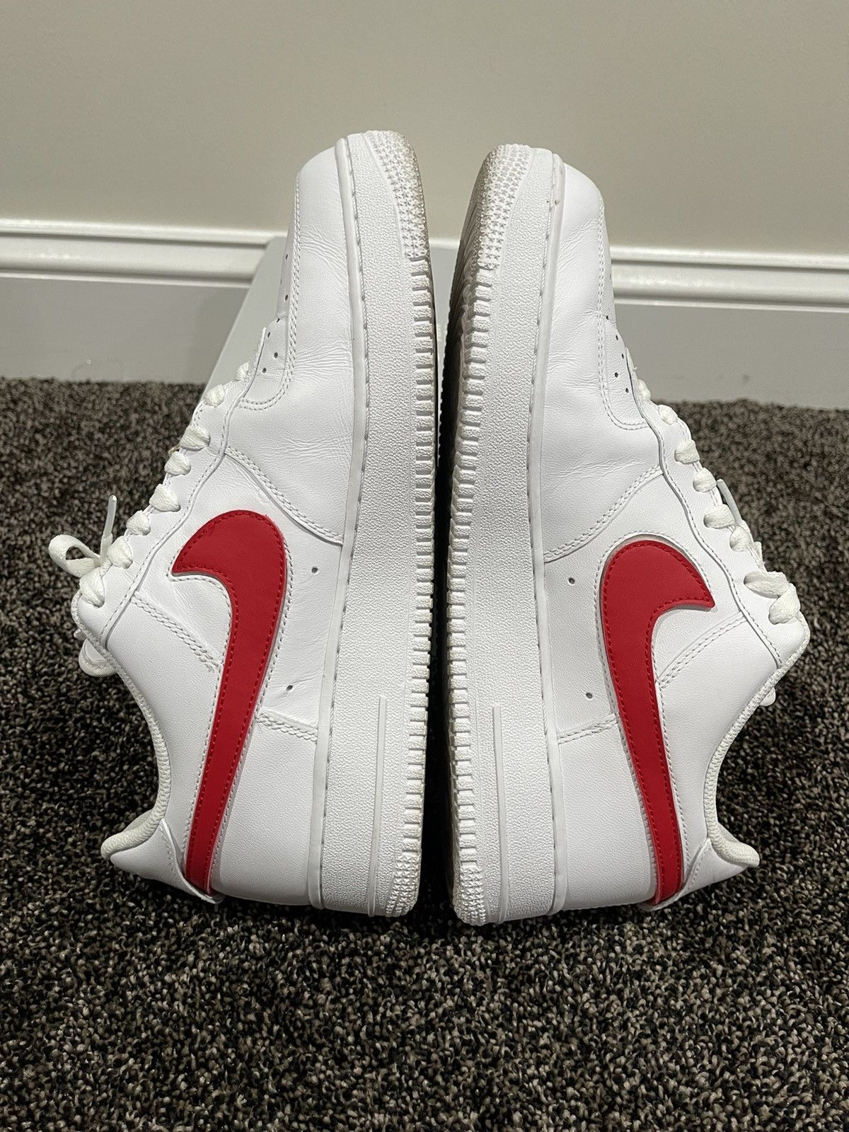 Nike Nike Air Force 1 Low White Swoosh Pack All Star 2018 Size US 10 / EU 43 - 7 Thumbnail