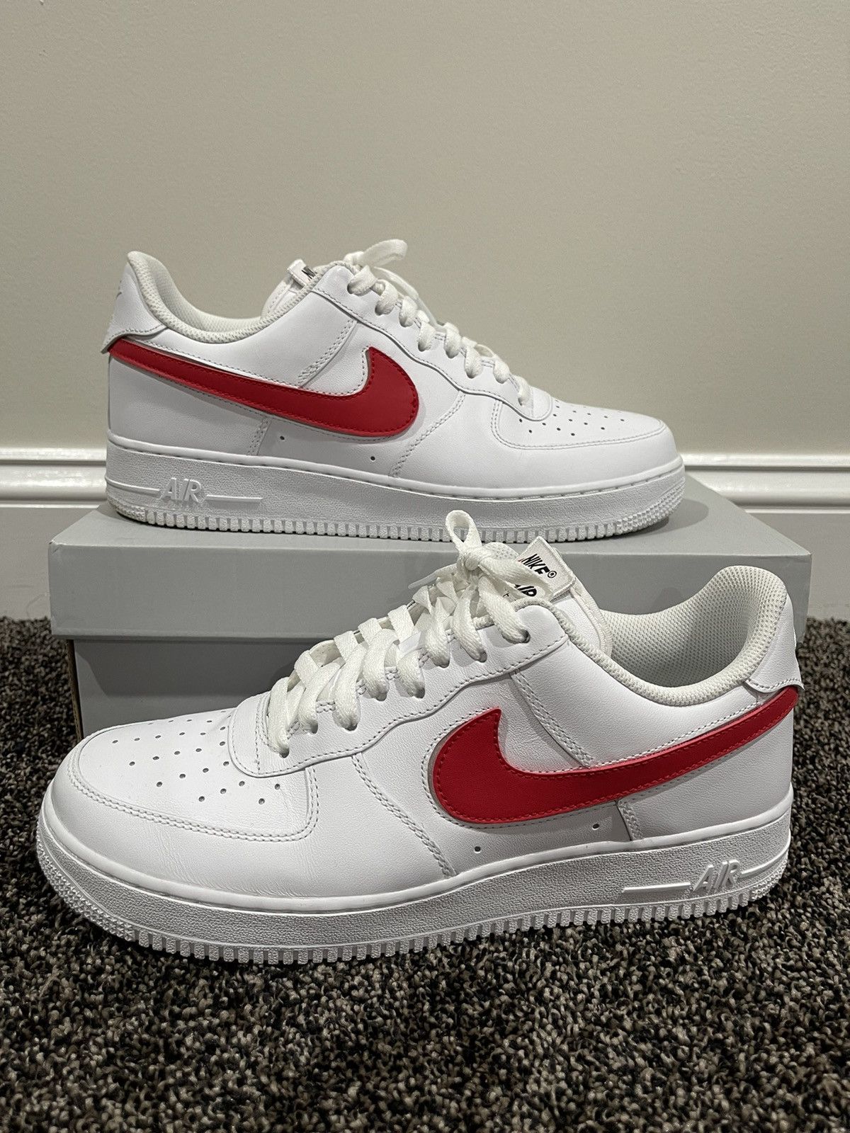 Nike Nike Air Force 1 Low White Swoosh Pack All Star 2018 Size US 10 / EU 43 - 2 Thumbnail