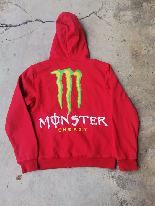 Pink monster cheap energy drink hoodie