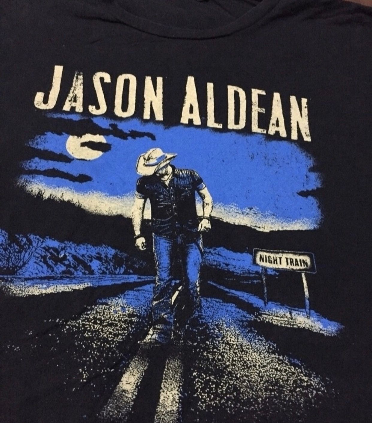Band Tees × Vintage Vintage Jason Aldean American Country Baggy Tee Size US XXL / EU 58 / 5 - 3 Thumbnail