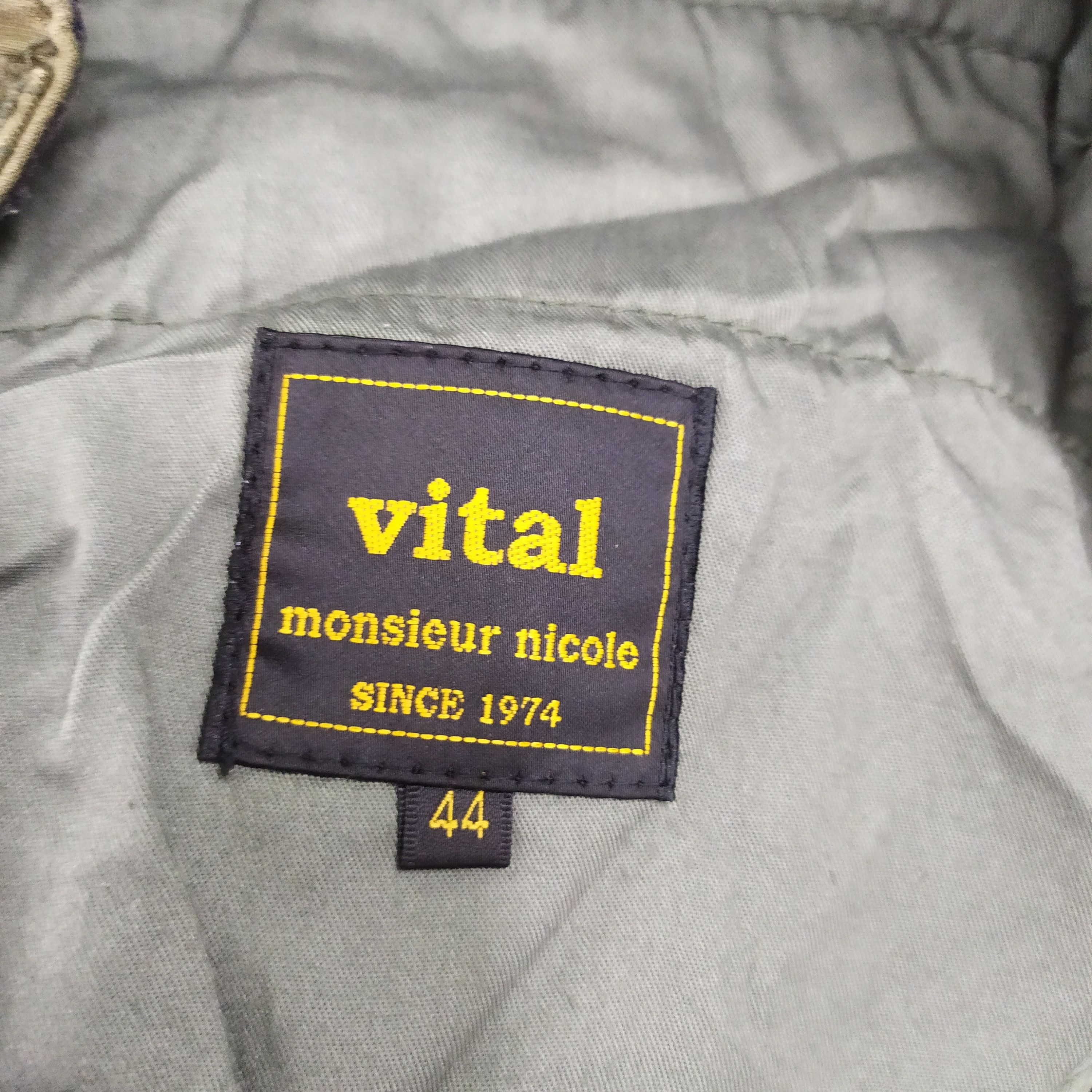 Japanese Brand VITAL OLIVE SKINNY CARGO PANTS Size US 29 - 13 Thumbnail