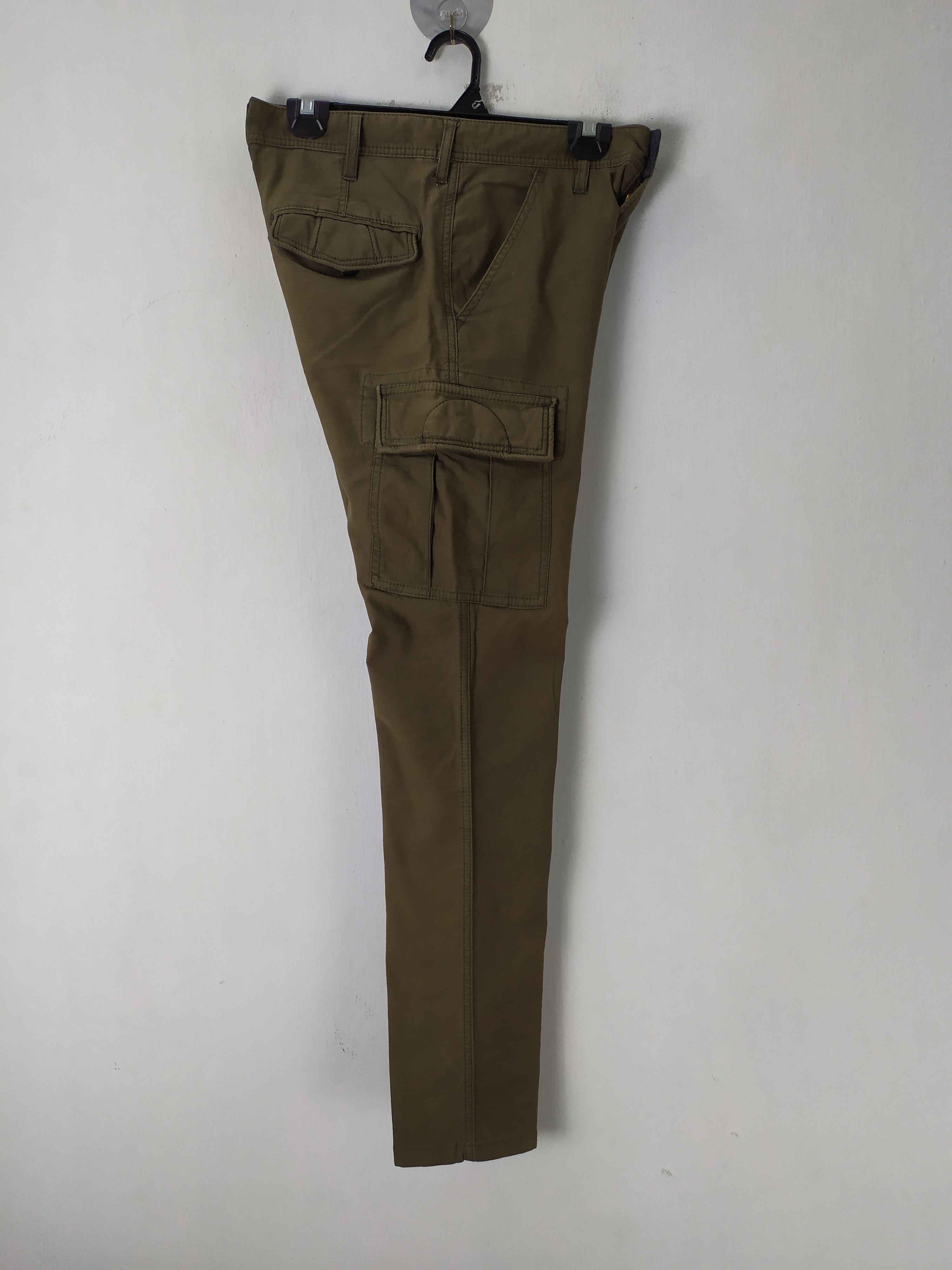 Japanese Brand VITAL OLIVE SKINNY CARGO PANTS Size US 29 - 7 Thumbnail