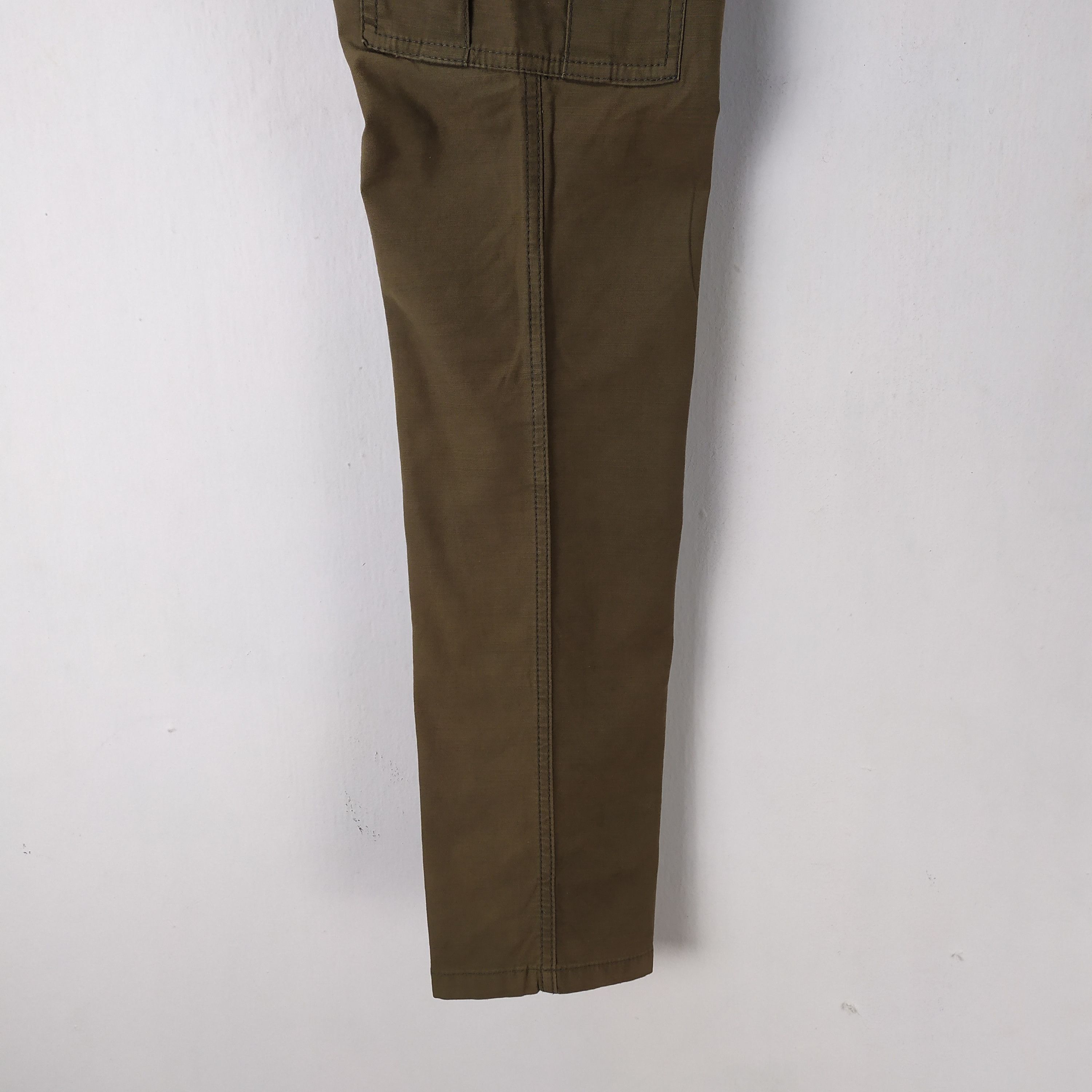 Japanese Brand VITAL OLIVE SKINNY CARGO PANTS Size US 29 - 5 Thumbnail