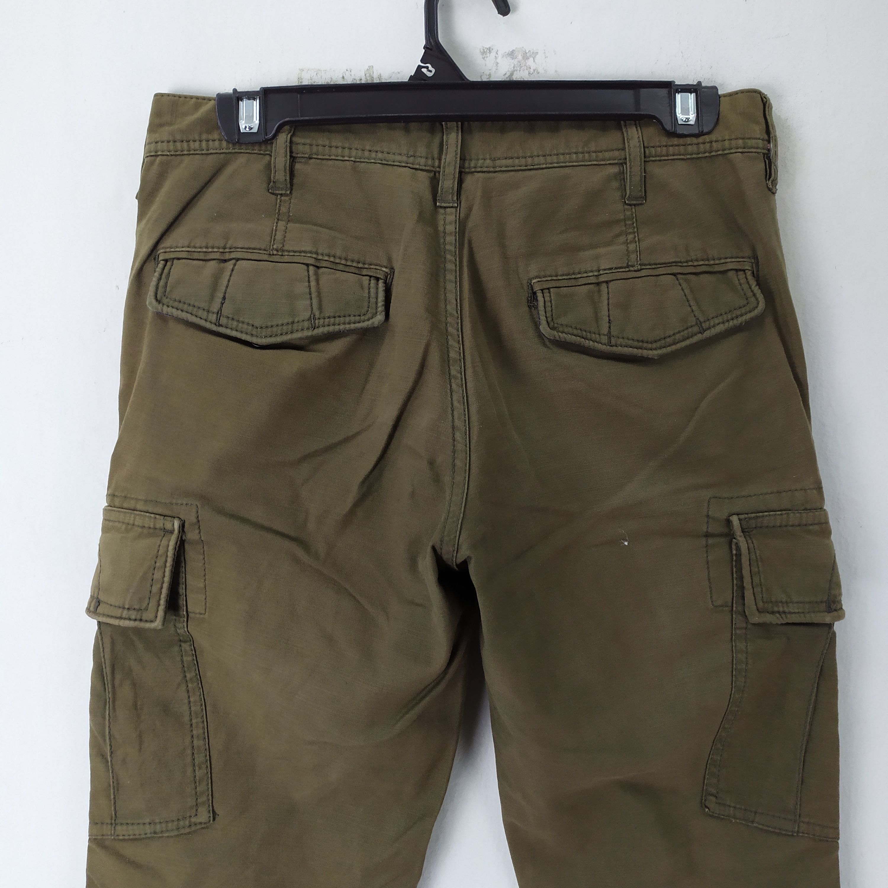 Japanese Brand VITAL OLIVE SKINNY CARGO PANTS Size US 29 - 9 Thumbnail