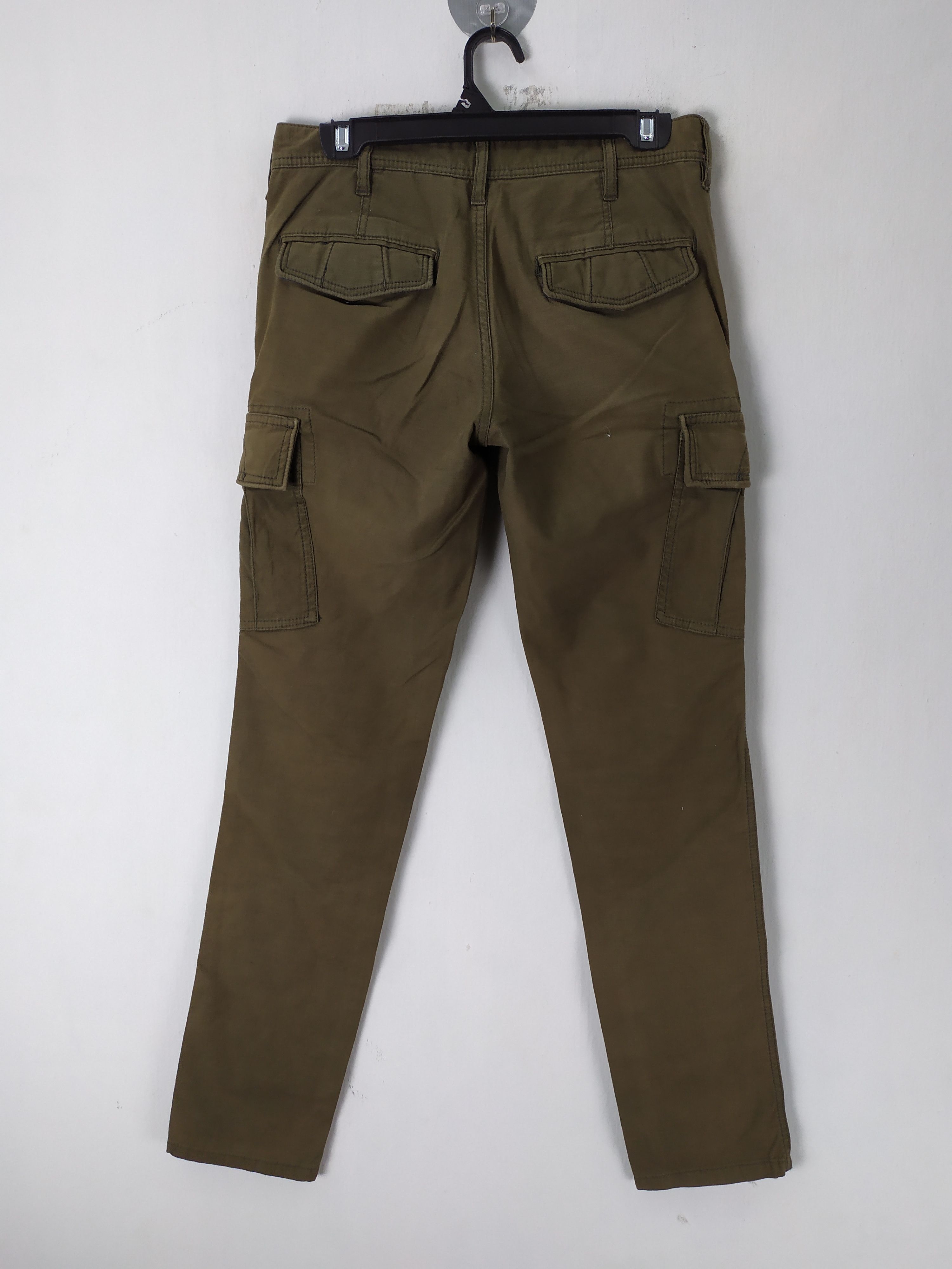 Japanese Brand VITAL OLIVE SKINNY CARGO PANTS Size US 29 - 10 Thumbnail