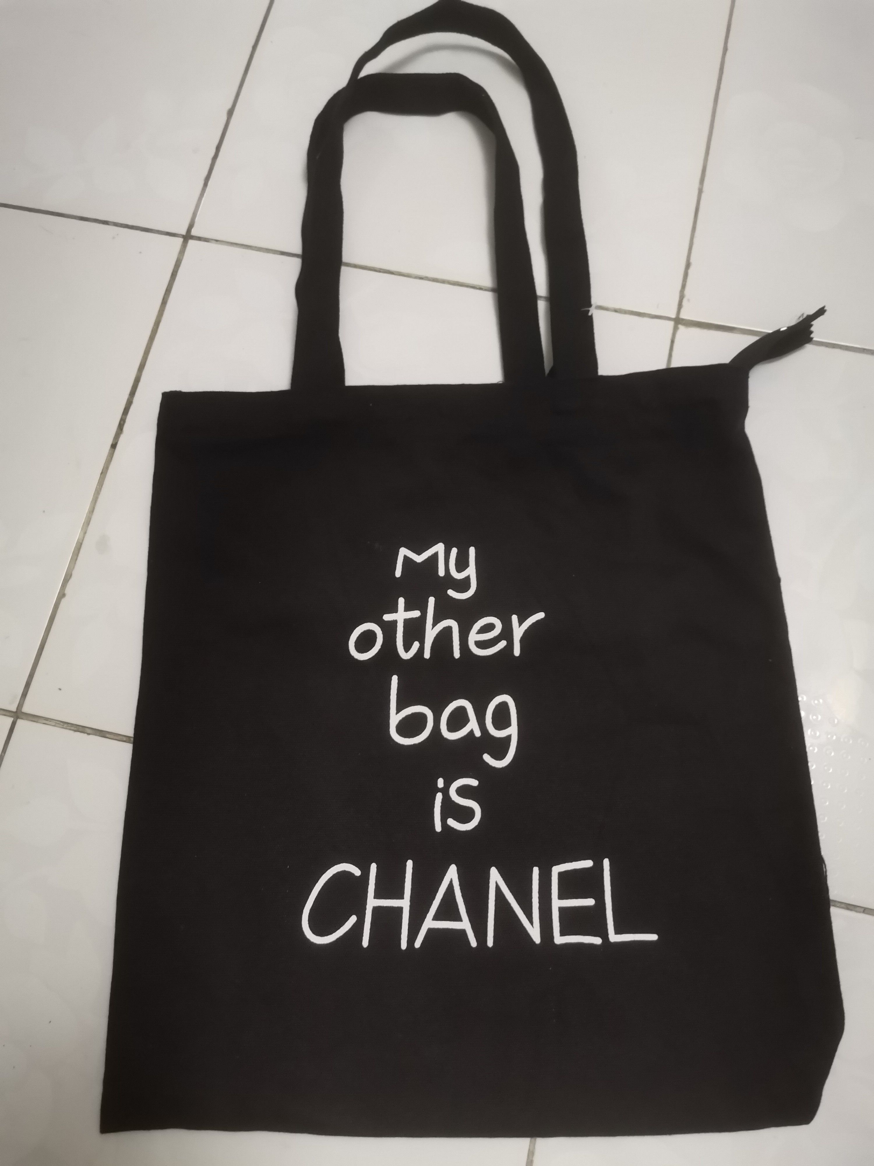 My other bag is CHANEL Tote Bag