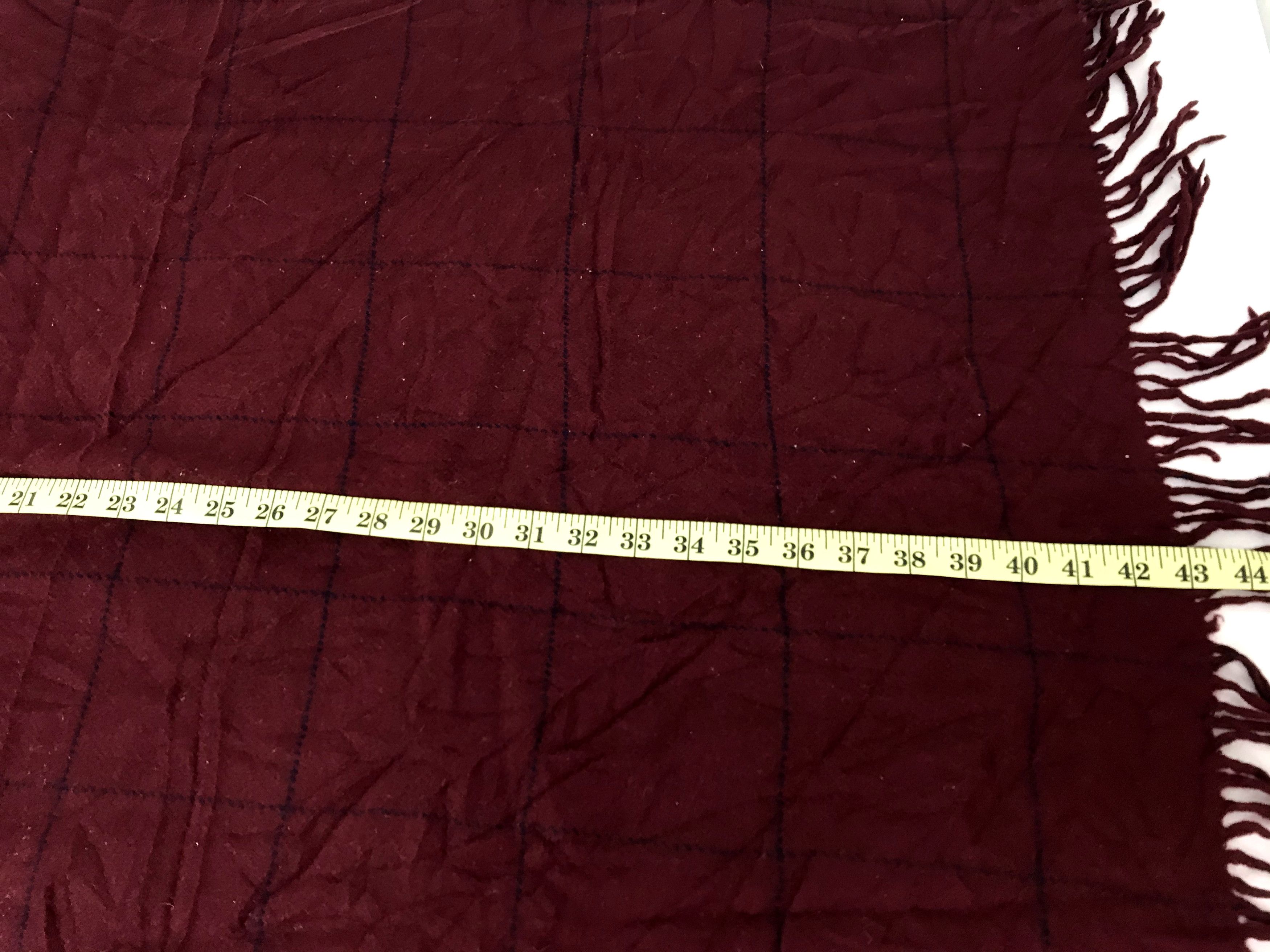 Burberry BURBERRY Burberrys Prorsum Embroidery Logo Wool Scarf Size ONE SIZE - 6 Thumbnail