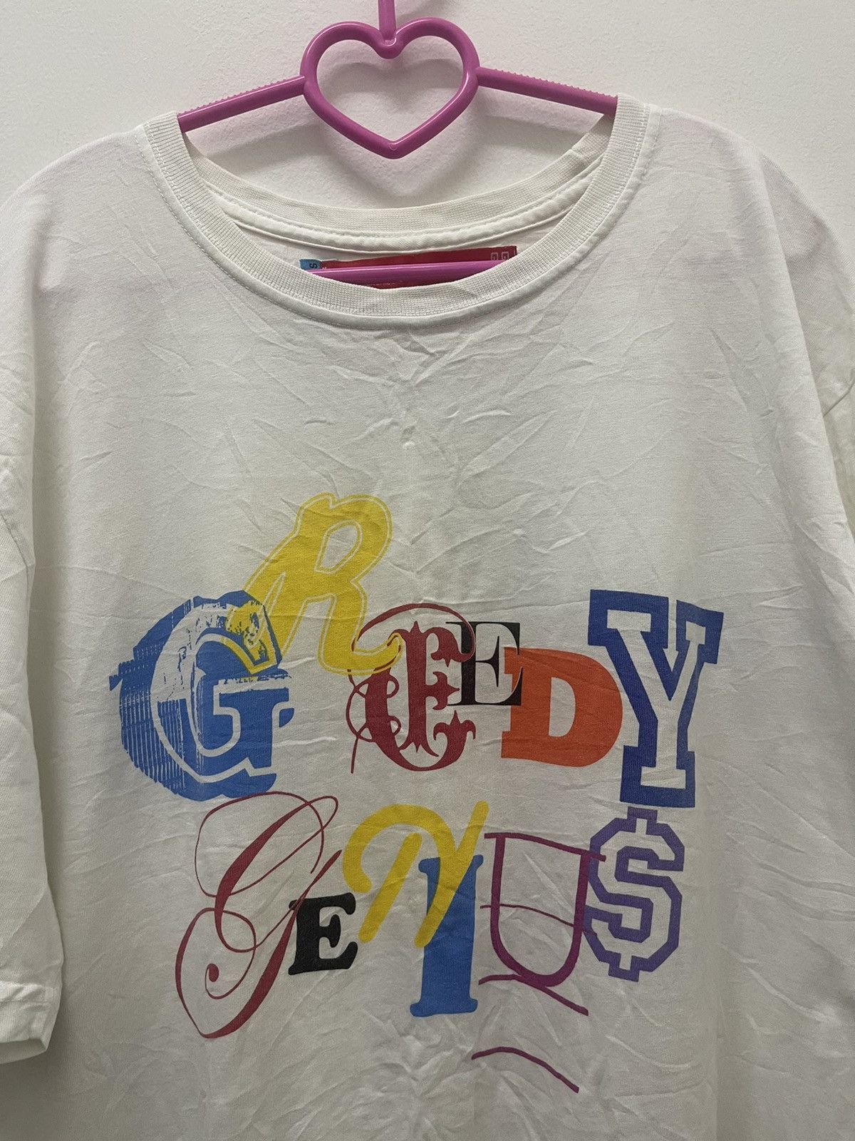 Greedy Genius Rare GREEDY GENIUS Spell Out Graffiti Art Tee Size US L / EU 52-54 / 3 - 2 Thumbnail