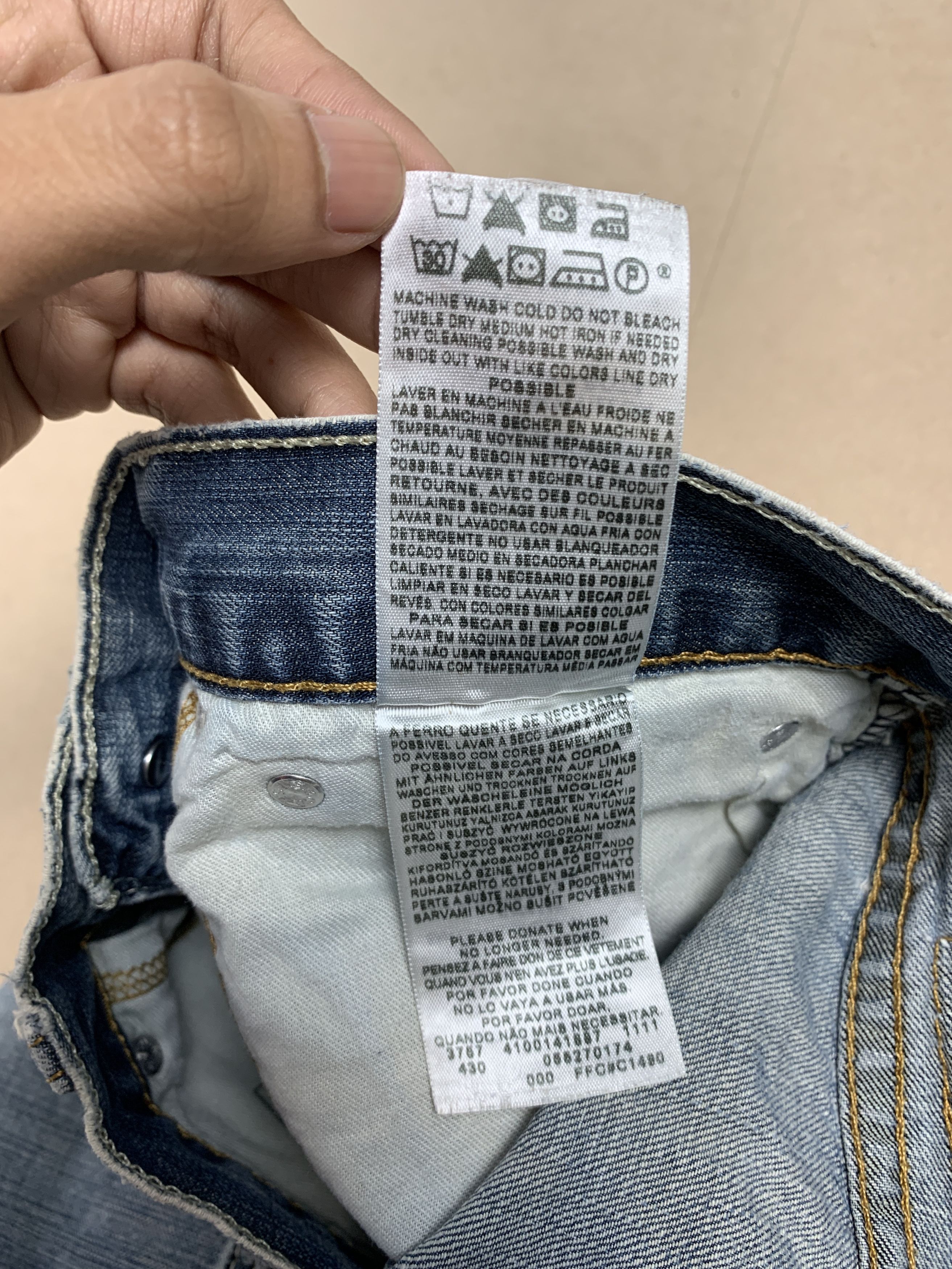 Levi's × Vintage Vintage LEVI'S 527 Distressed Flared Faded Bootcut Mid Wash Size US 32 / EU 48 - 14 Thumbnail