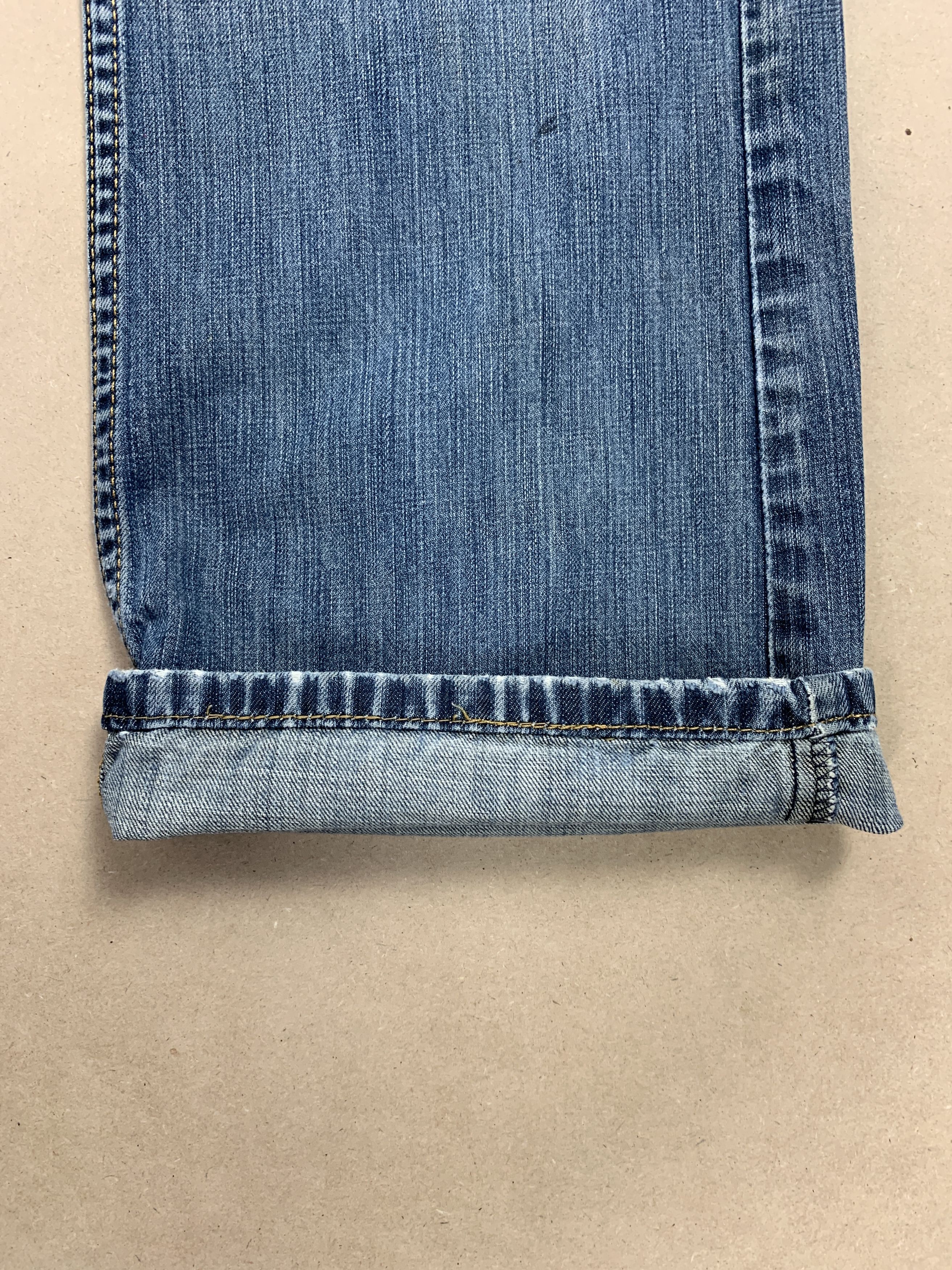 Levi's × Vintage Vintage LEVI'S 527 Distressed Flared Faded Bootcut Mid Wash Size US 32 / EU 48 - 7 Thumbnail