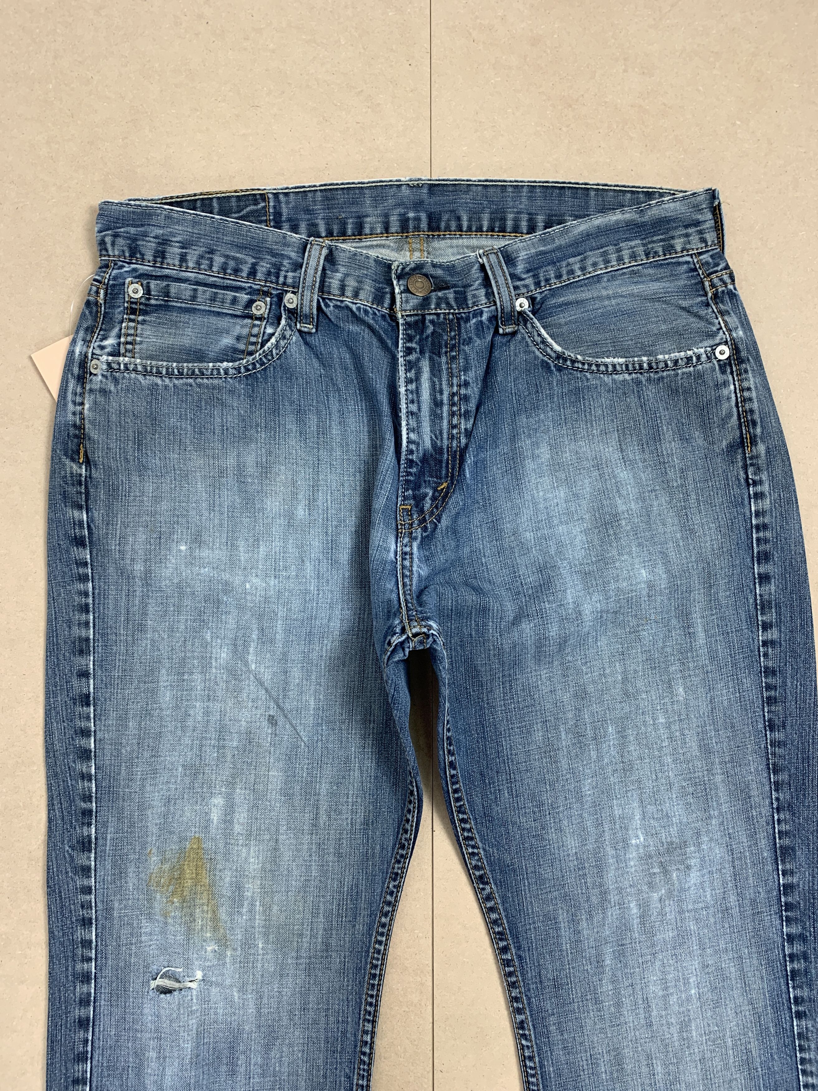 Levi's × Vintage Vintage LEVI'S 527 Distressed Flared Faded Bootcut Mid Wash Size US 32 / EU 48 - 2 Thumbnail
