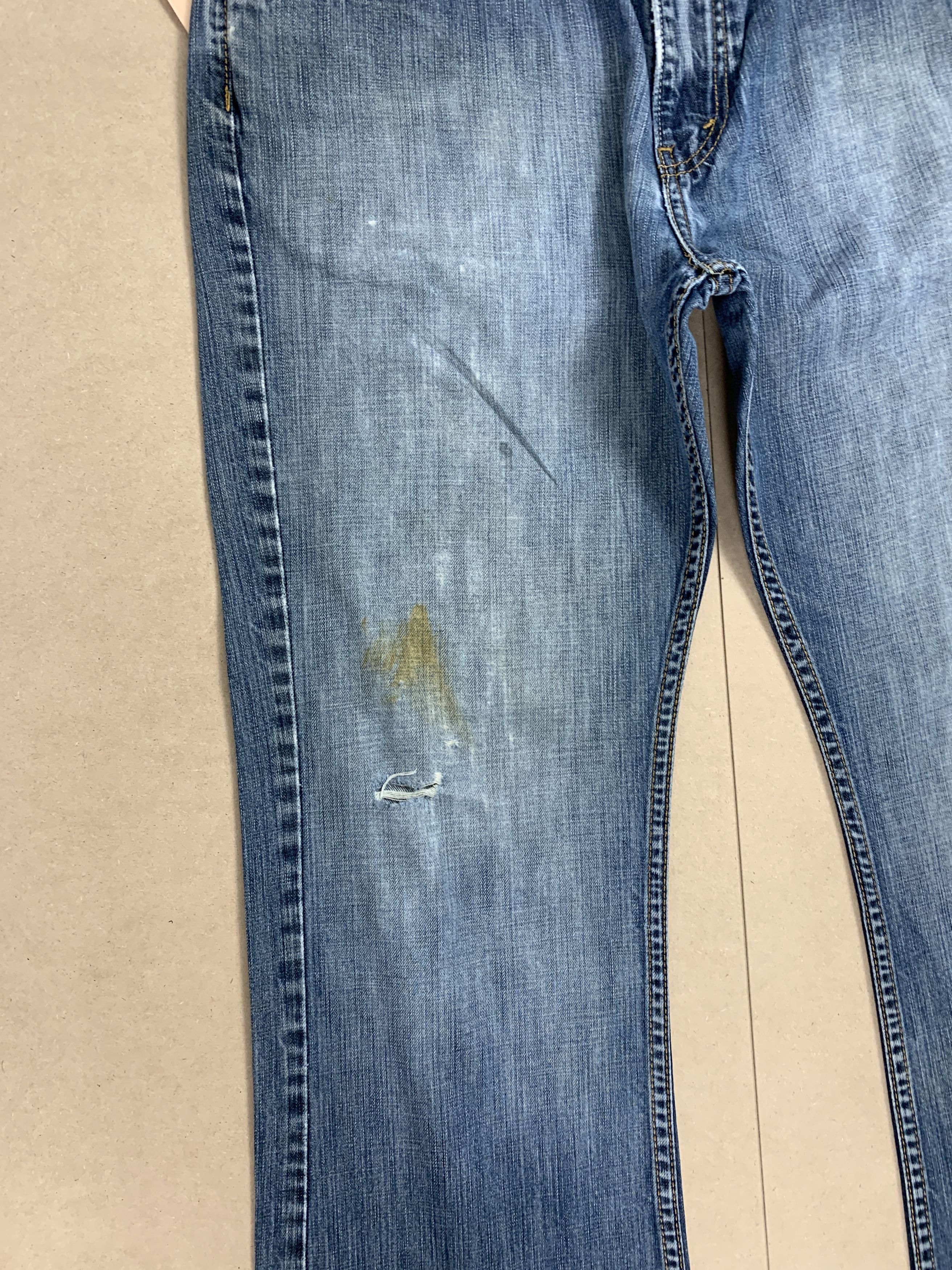Levi's × Vintage Vintage LEVI'S 527 Distressed Flared Faded Bootcut Mid Wash Size US 32 / EU 48 - 4 Thumbnail