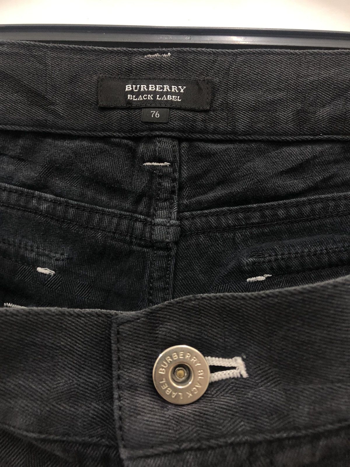 Burberry Vintage BURBERRY Black Label Nova Check Cargo Denim Pant Size US 32 / EU 48 - 3 Thumbnail