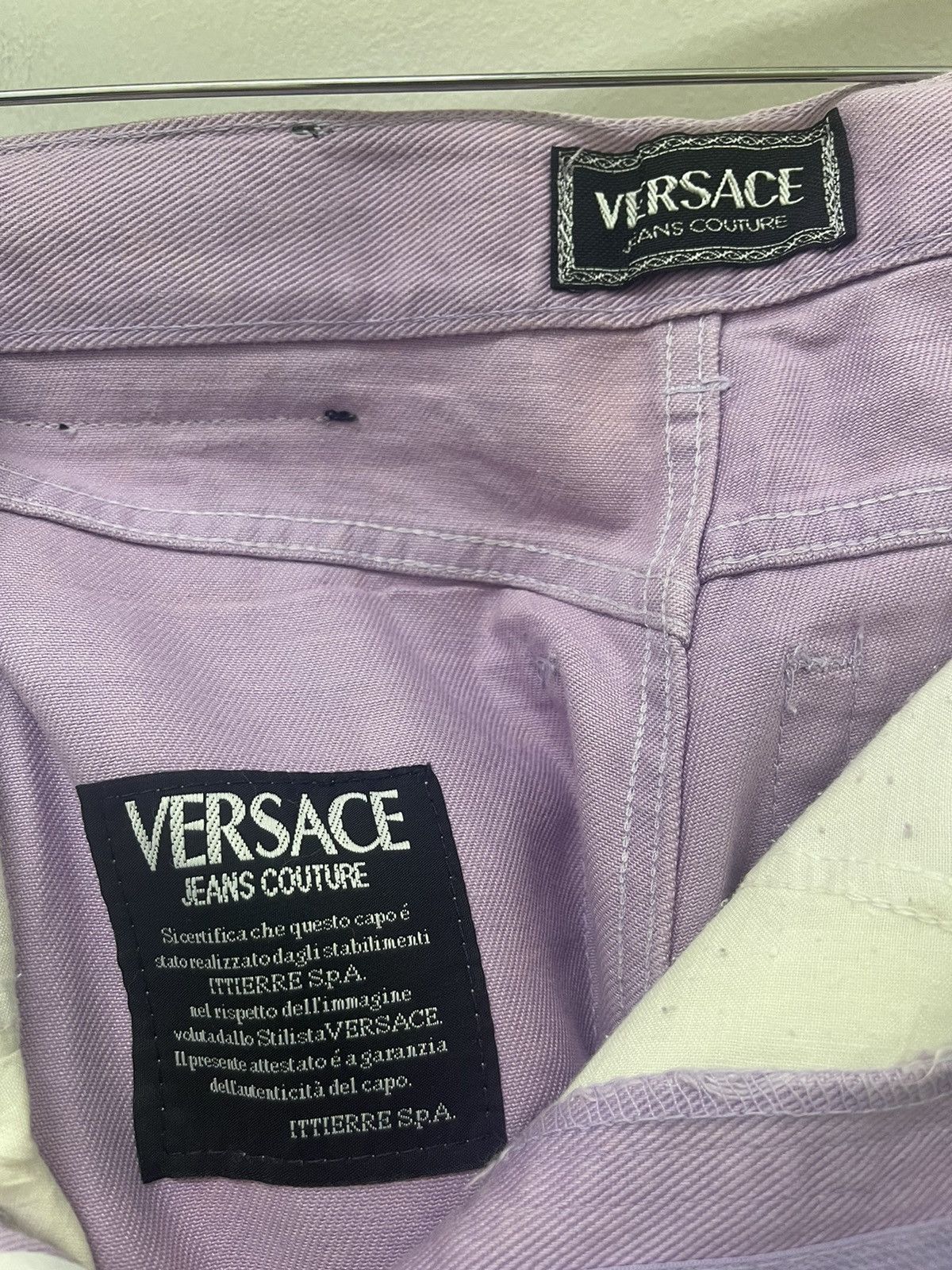 Versace Jeans Couture Rare Vintage VERSACE JEANS COUTURE Distressed Denim Size US 32 / EU 48 - 11 Thumbnail