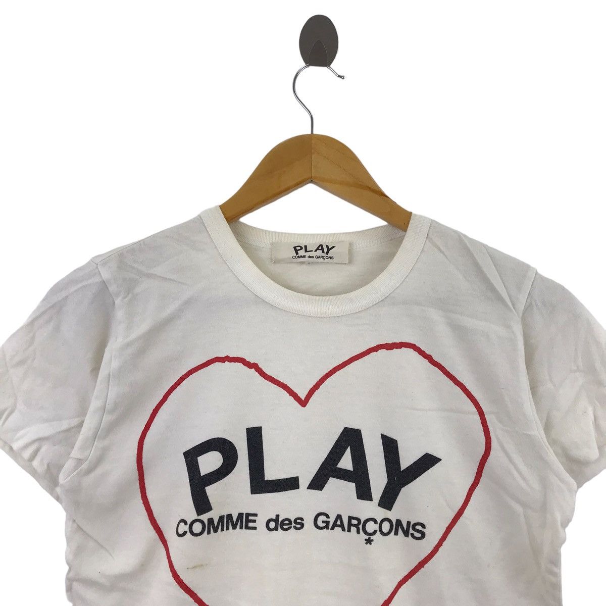 COMME DES GARCONS Play Love Center Logo Tee Shirt Shibuya