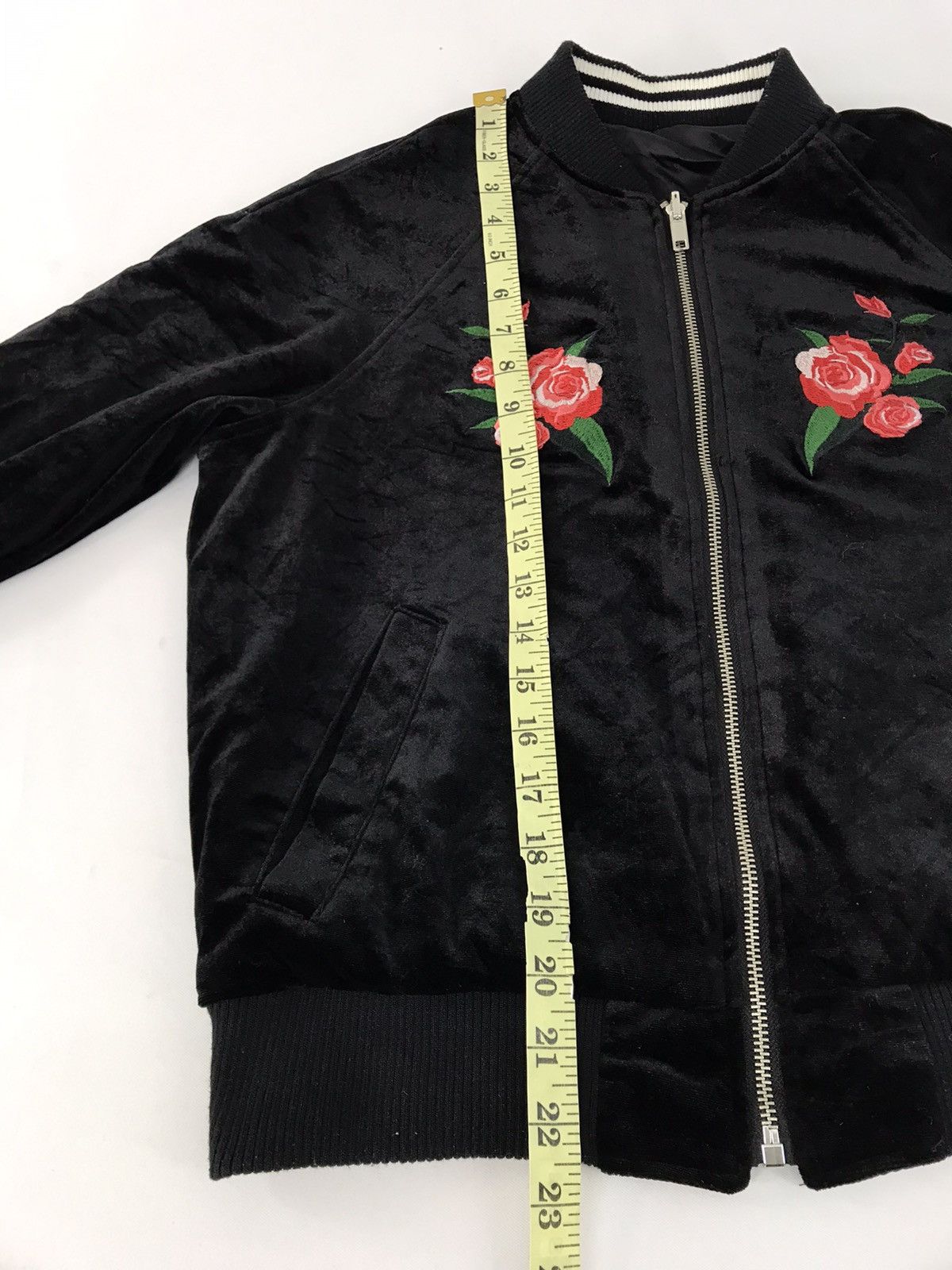 Japanese Brand × Vintage Hype Bomber Big Rose Embroidery Logo Size M / US 6-8 / IT 42-44 - 10 Thumbnail