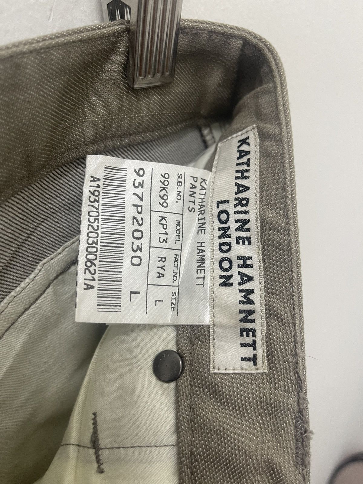 Katharine Hamnett London Rare Vintage KATHARINE HAMNETT LONDON Pant Size US 31 - 8 Thumbnail